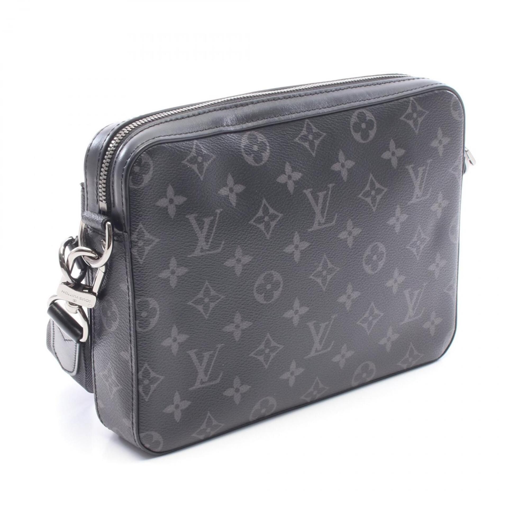Coated Canvas Pvc Monogram Eclipse Leather Handbag Shoulder Bag (Pre-Owned) - Louis Vuitton - Modalova