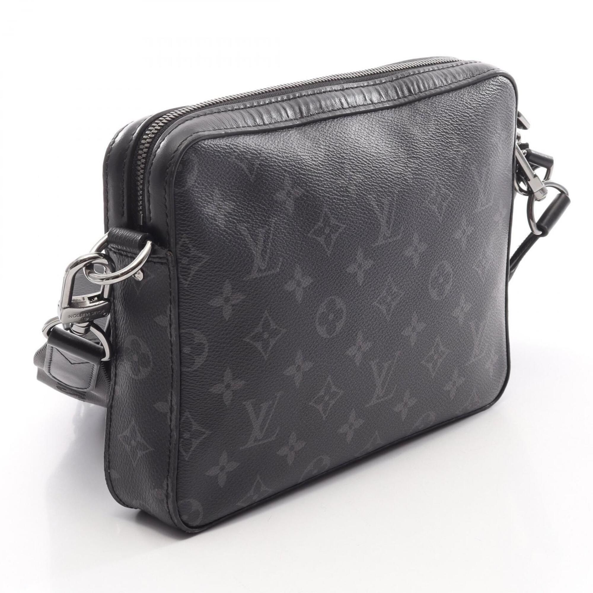Coated Canvas Pvc Monogram Eclipse Leather Handbag Shoulder Bag (Pre-Owned) - Louis Vuitton - Modalova
