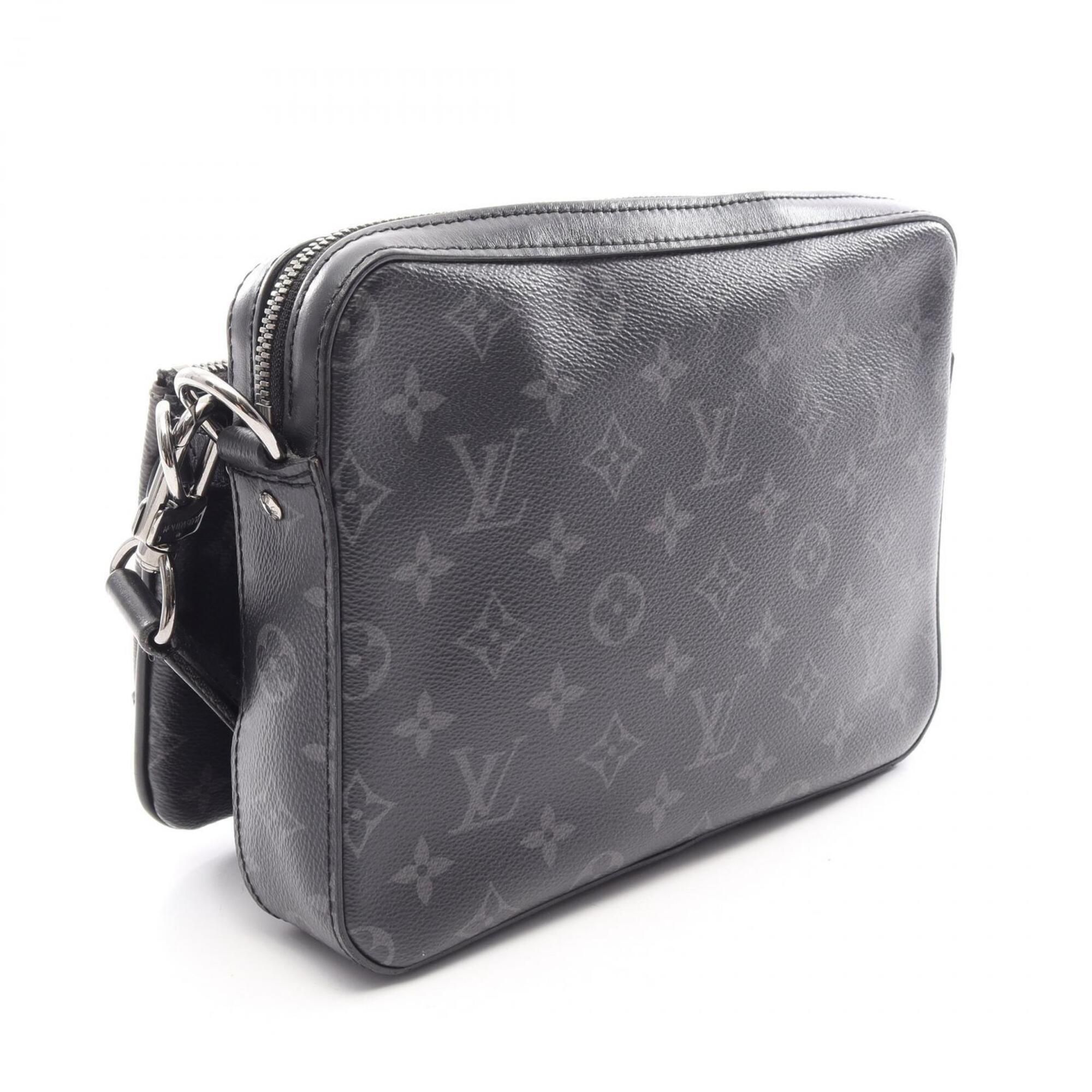 Coated Canvas Monogram Eclipse Pvc Leather Handbag Shoulder Bag (Pre-Owned) - Louis Vuitton - Modalova