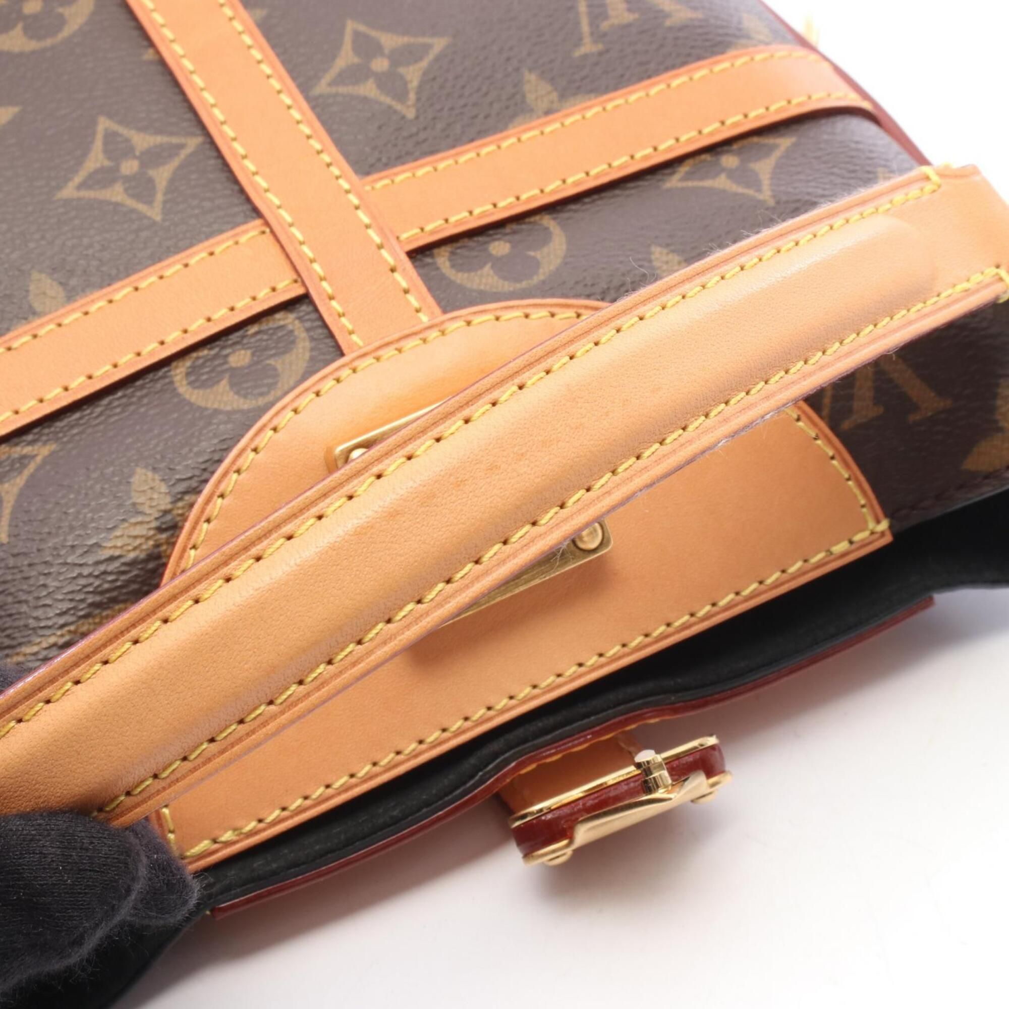 Monogram Pvc Coated Canvas Leather Handbag (Pre-Owned) - Louis Vuitton - Modalova