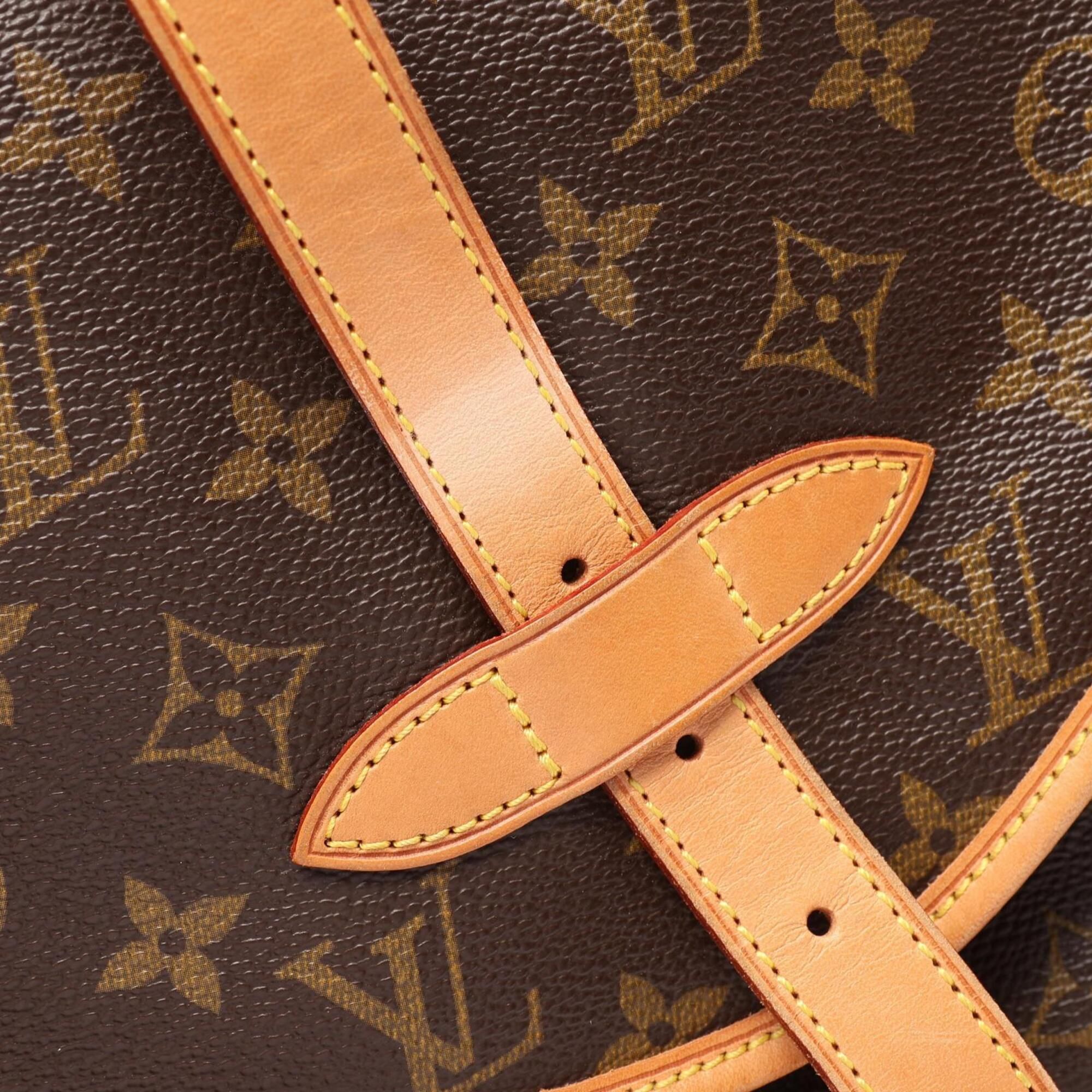 Pvc Coated Canvas Leather Handbag Shoulder Bag (Pre-Owned) - Louis Vuitton - Modalova