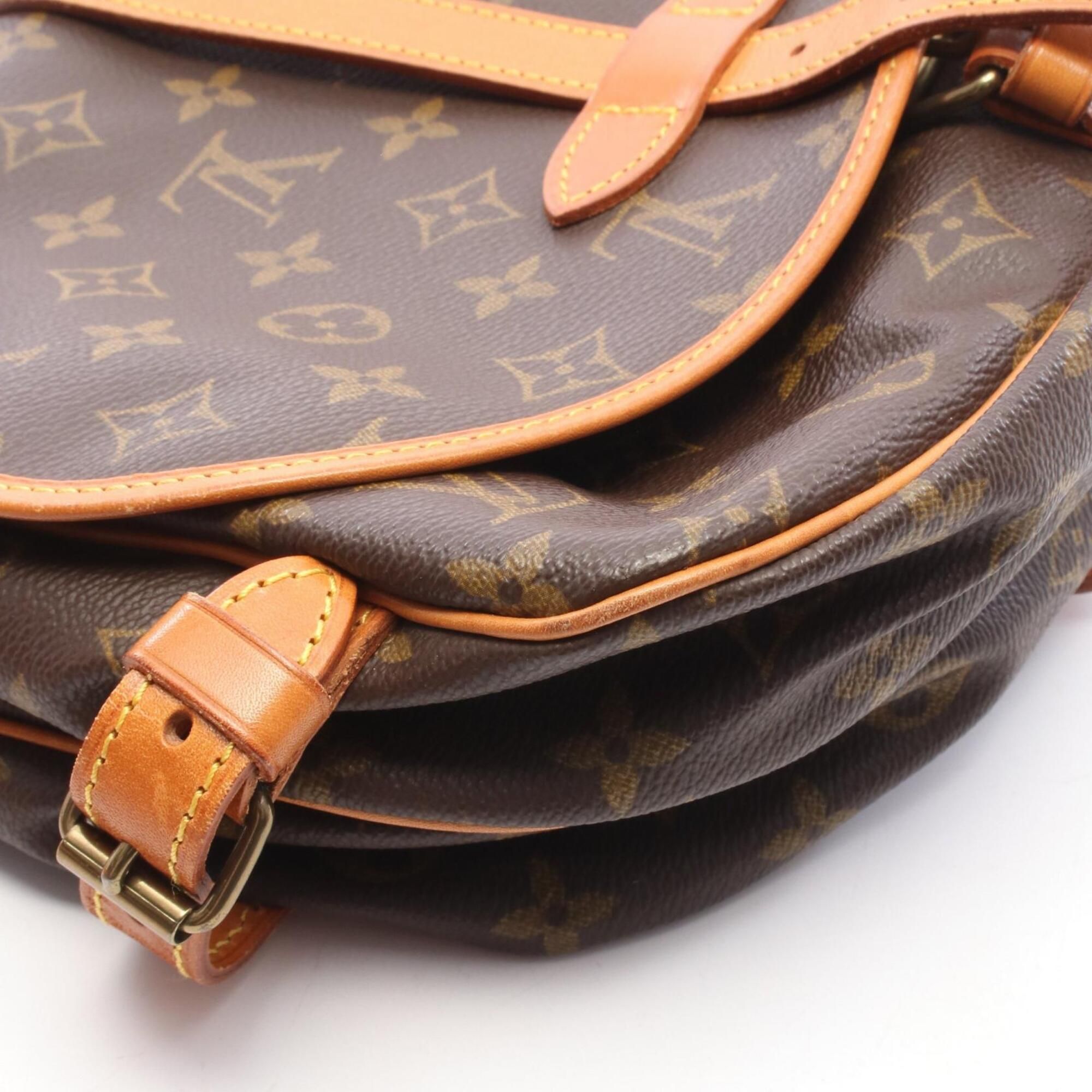 Pvc Coated Canvas Monogram Leather Handbag Shoulder Bag (Pre-Owned) - Louis Vuitton - Modalova
