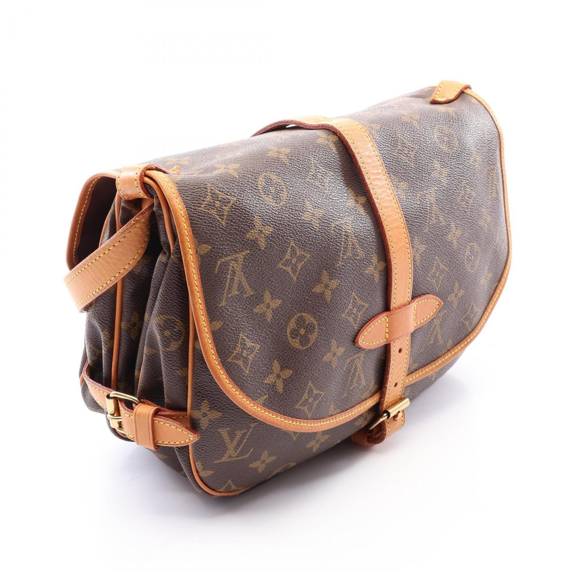 Coated Canvas Pvc Monogram Leather Handbag Shoulder Bag (Pre-Owned) - Louis Vuitton - Modalova