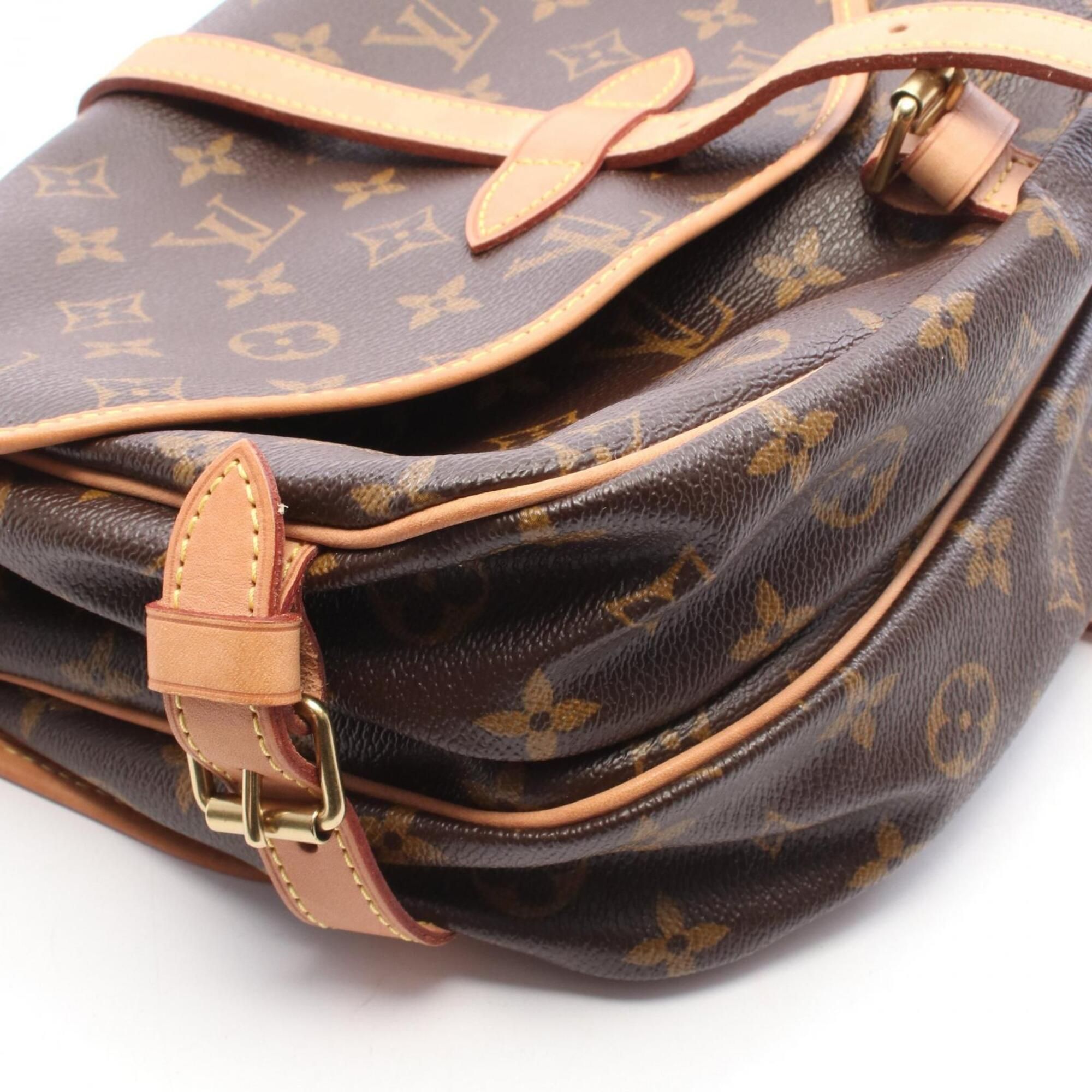 Coated Canvas Pvc Monogram Leather Handbag Shoulder Bag (Pre-Owned) - Louis Vuitton - Modalova