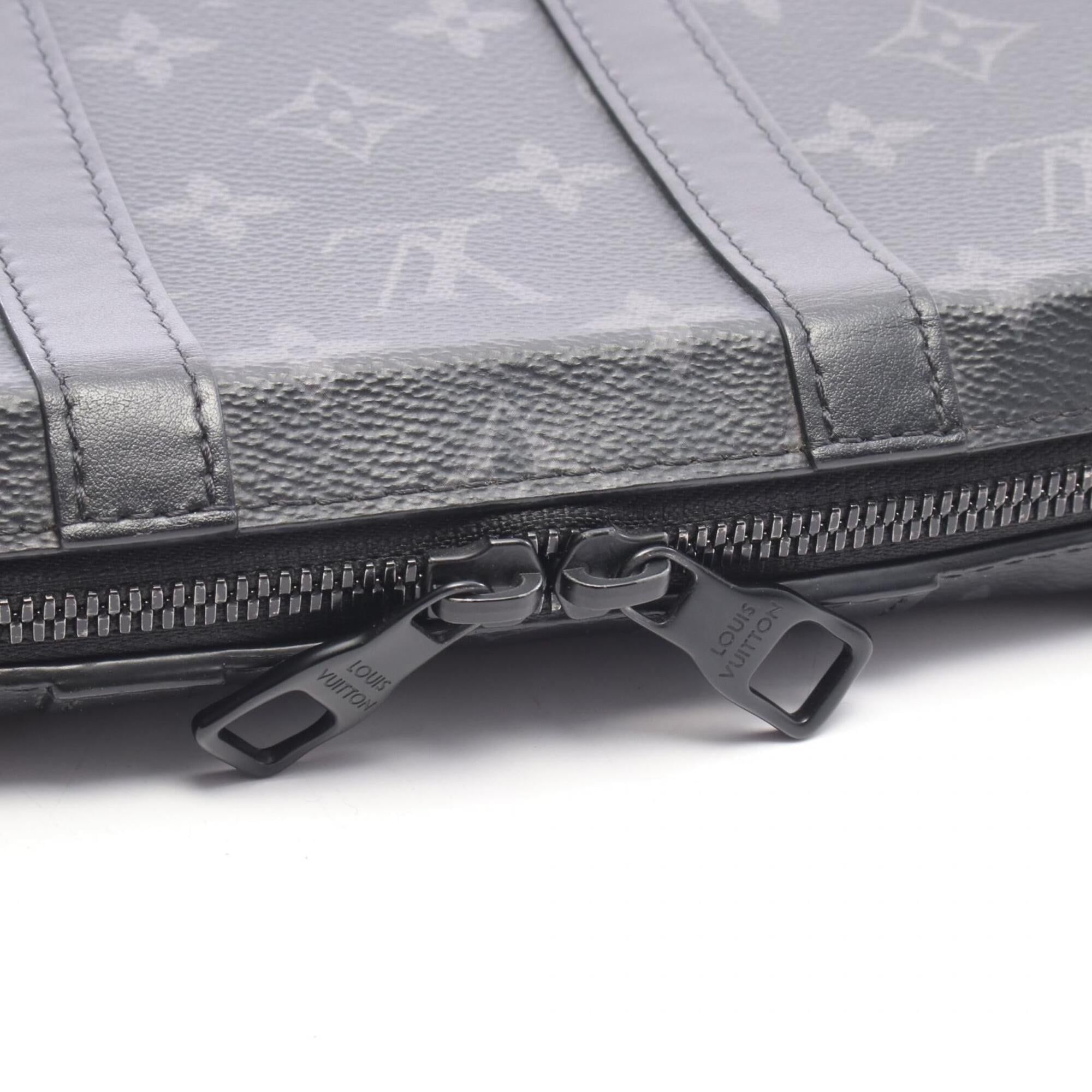 Coated Canvas Pvc Monogram Eclipse Leather Handbag Shoulder Bag (Pre-Owned) - Louis Vuitton - Modalova