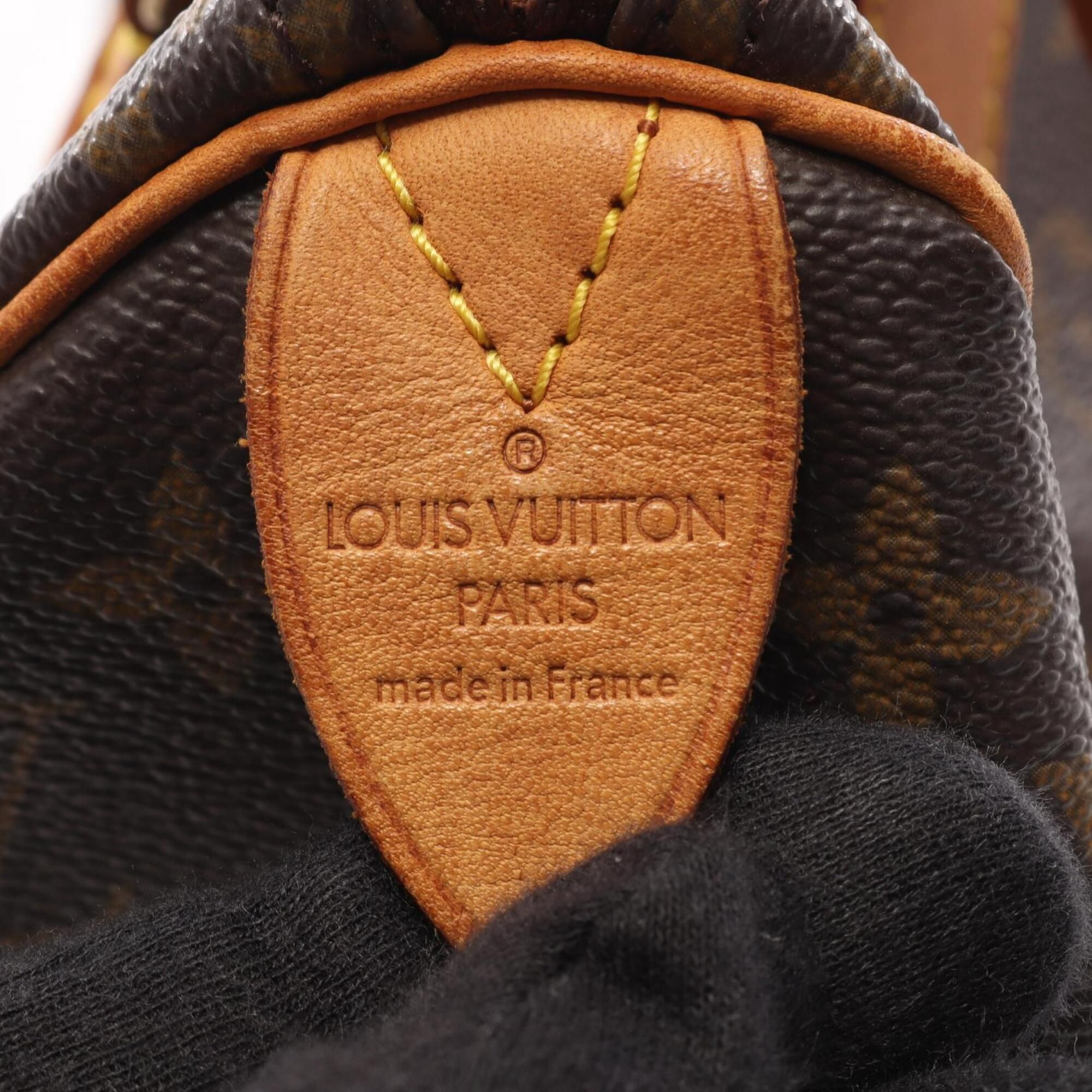 Coated Canvas Pvc Monogram Leather Handbag (Pre-Owned) - Louis Vuitton - Modalova