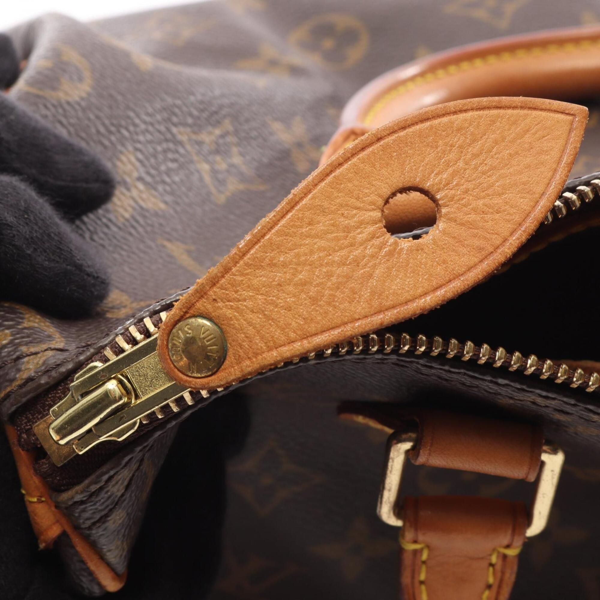 Coated Canvas Pvc Monogram Leather Handbag (Pre-Owned) - Louis Vuitton - Modalova