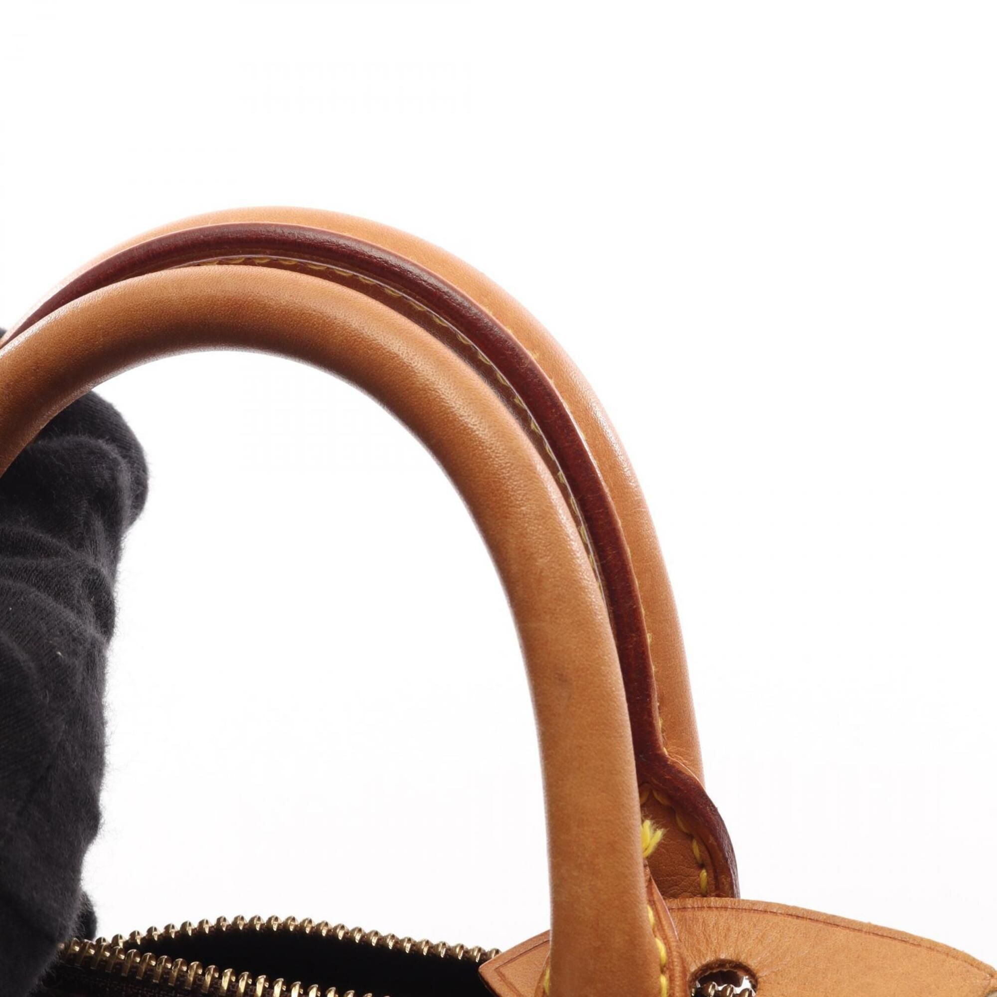 Coated Canvas Pvc Monogram Leather Handbag (Pre-Owned) - Louis Vuitton - Modalova