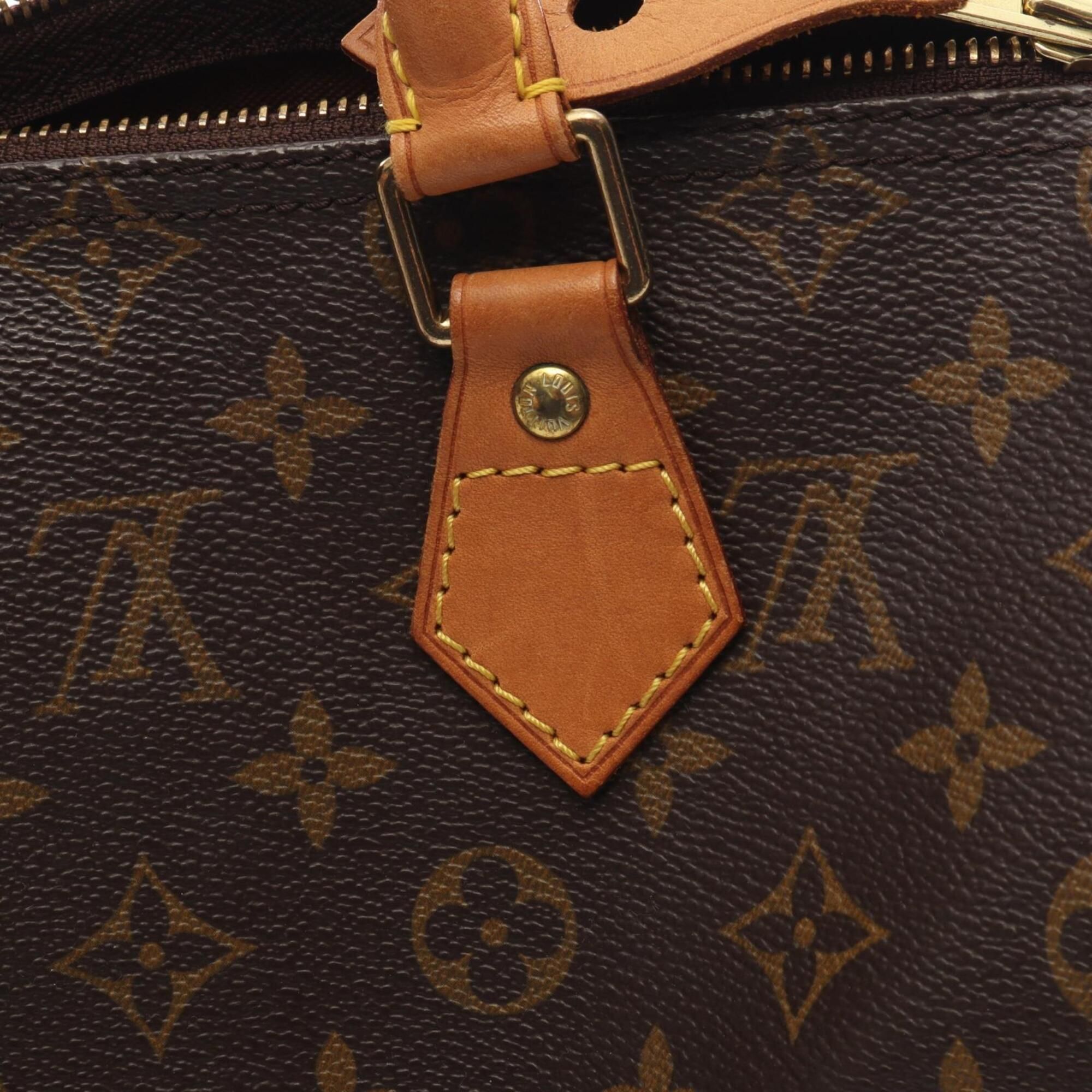Coated Canvas Pvc Monogram Leather Handbag (Pre-Owned) - Louis Vuitton - Modalova