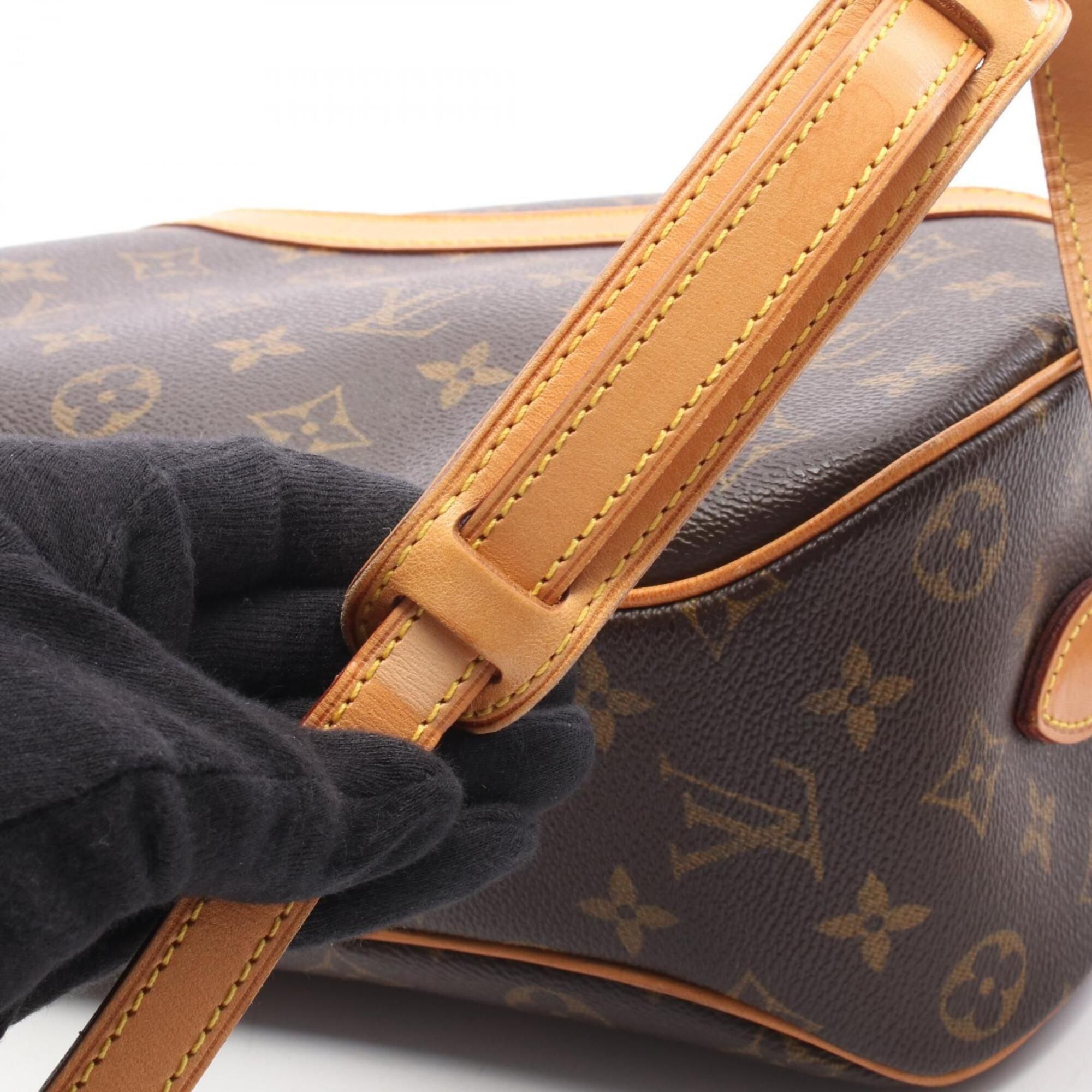 Coated Canvas Leather Handbag Shoulder Bag (Pre-Owned) - Louis Vuitton - Modalova