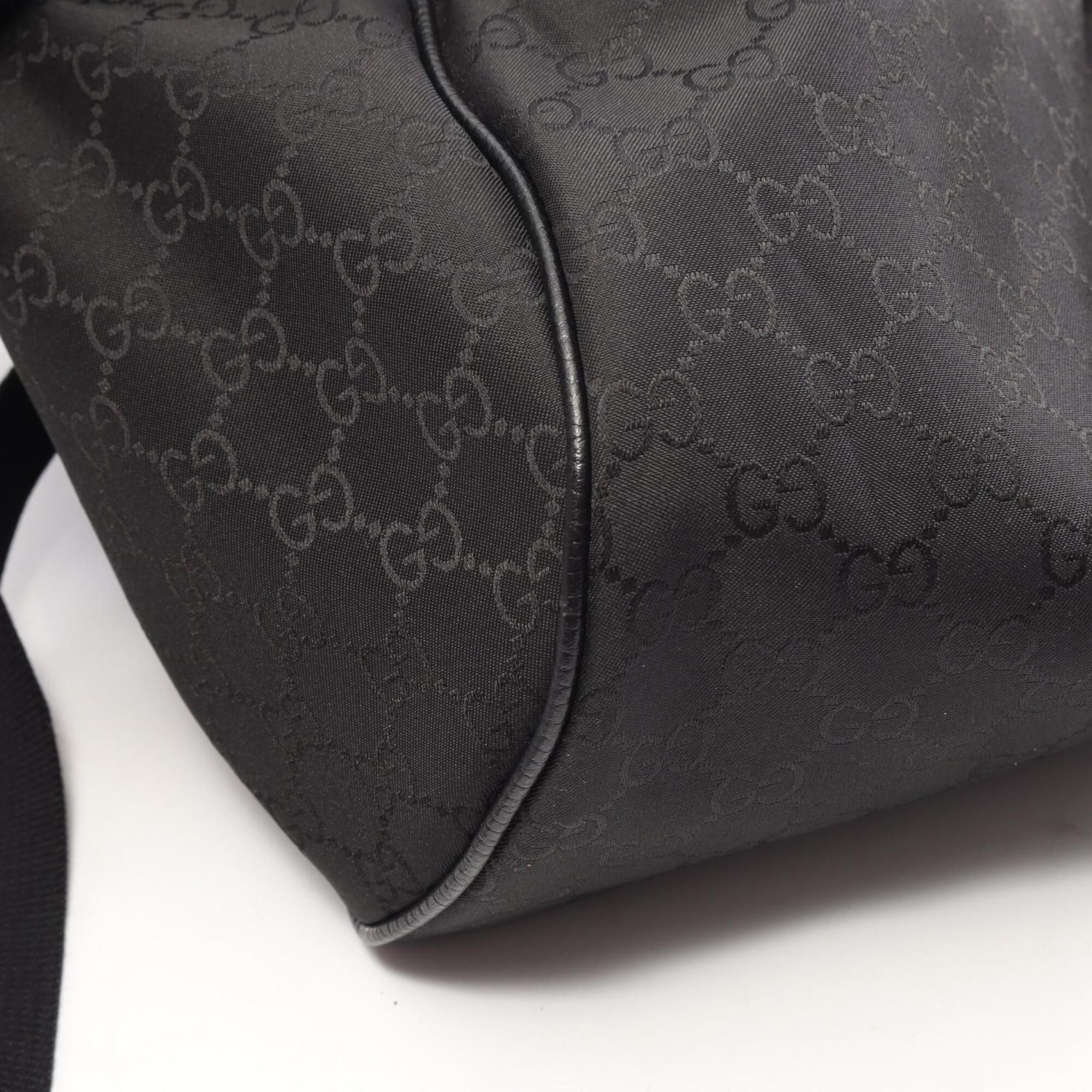 Nylon Leather Backpack Handbag (Pre-Owned) - Gucci - Modalova