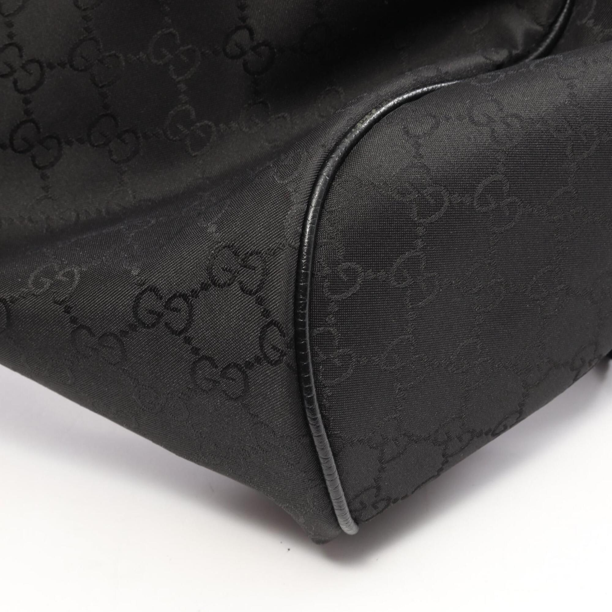 Nylon Leather Backpack Handbag (Pre-Owned) - Gucci - Modalova