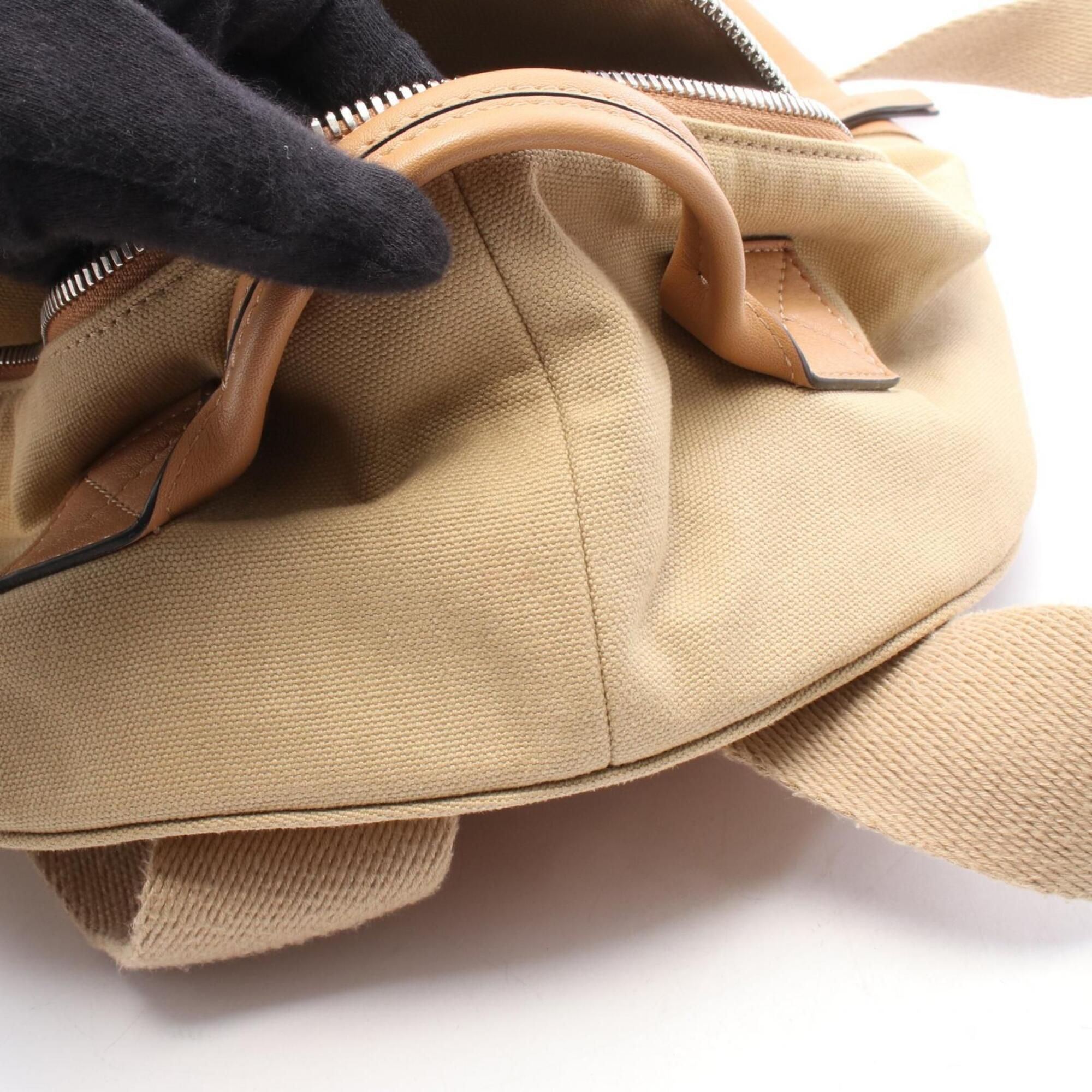 Canvas Leather Backpack Handbag (Pre-Owned) - Loewe - Modalova