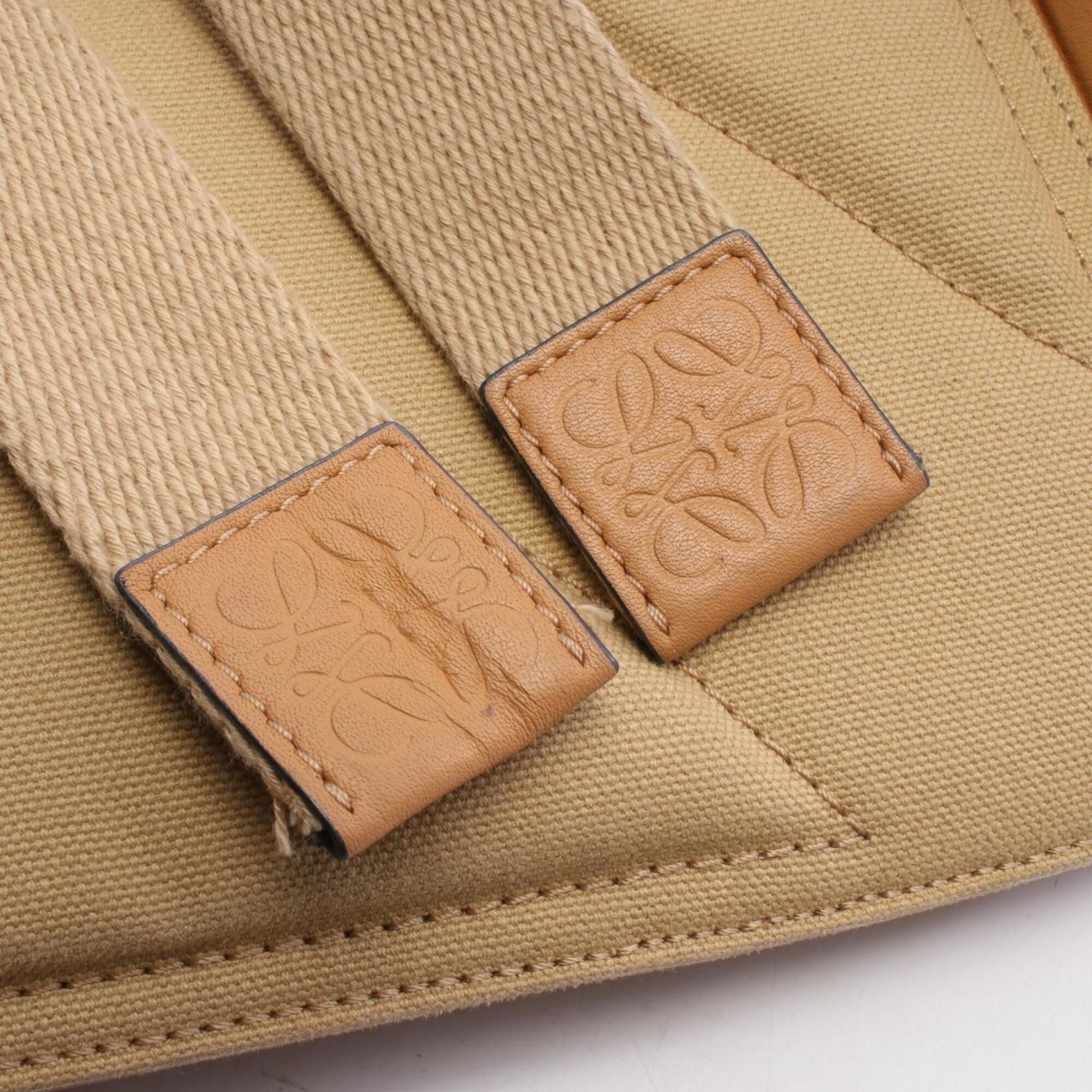 Canvas Leather Backpack Handbag (Pre-Owned) - Loewe - Modalova