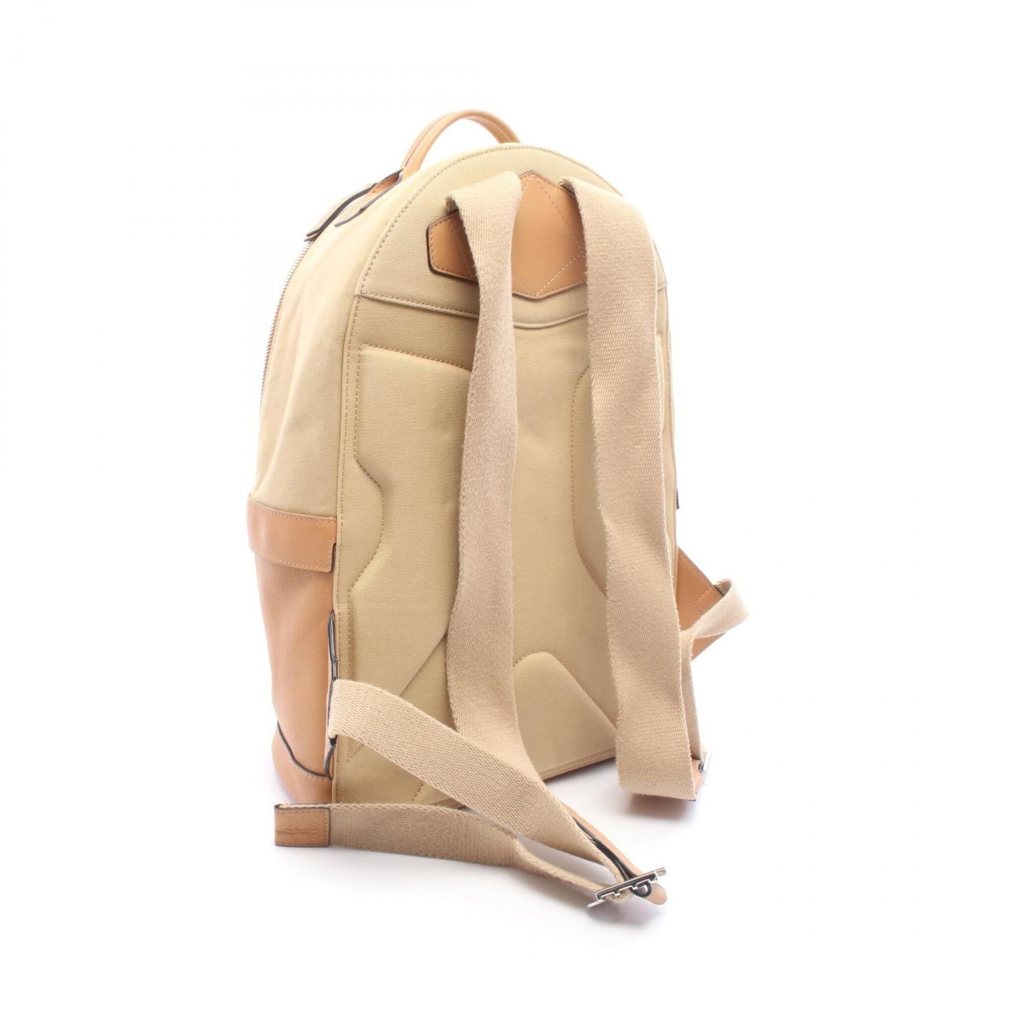 Canvas Leather Backpack Handbag (Pre-Owned) - Loewe - Modalova