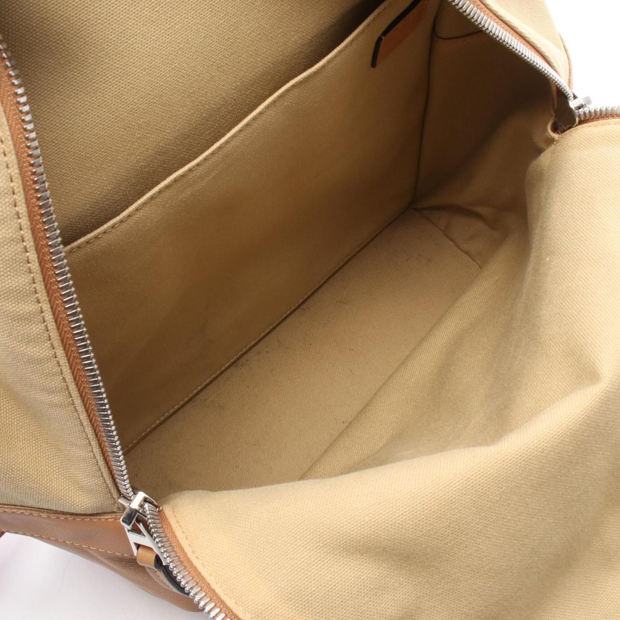 Canvas Leather Backpack Handbag (Pre-Owned) - Loewe - Modalova