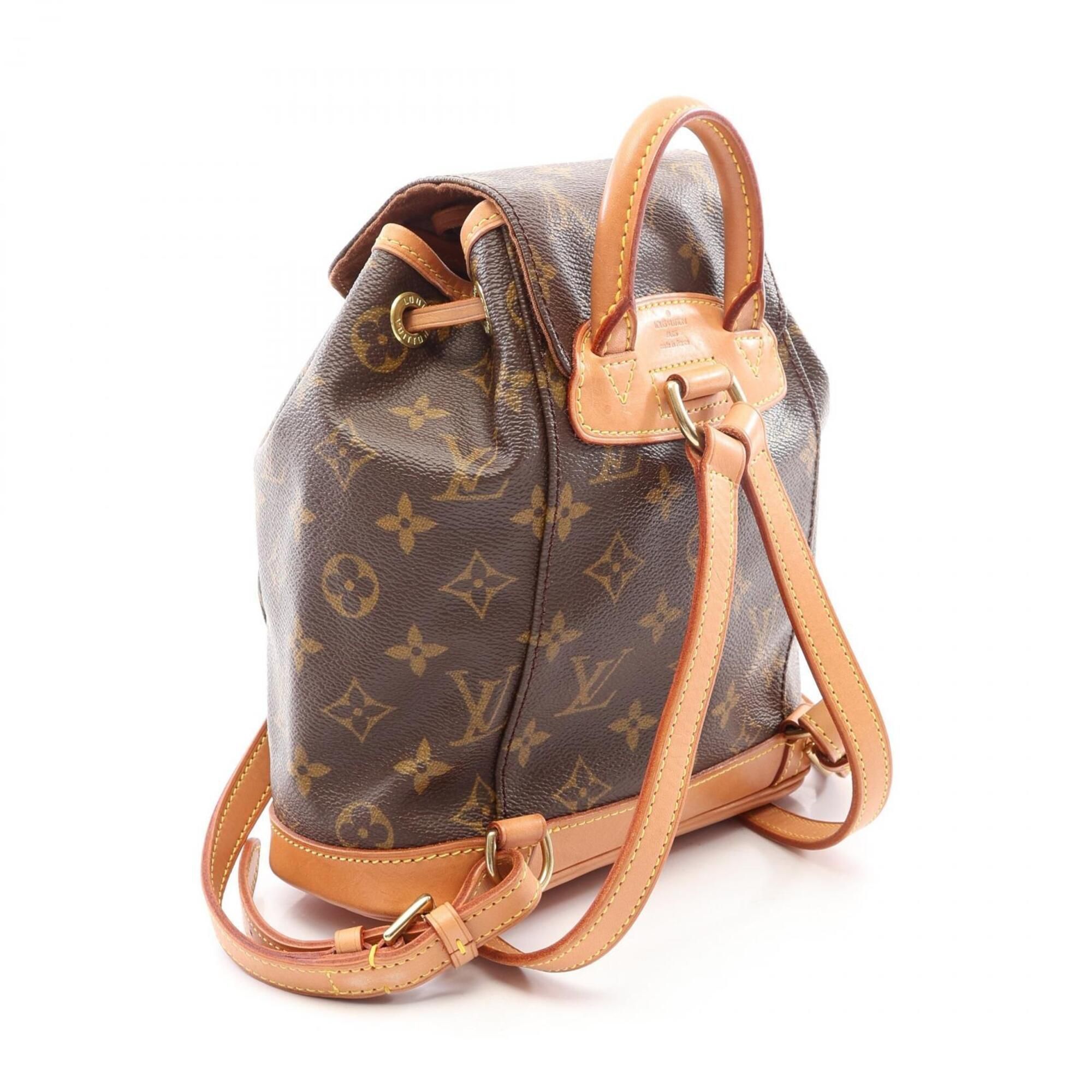Coated Canvas Leather Backpack Handbag (Pre-Owned) - Louis Vuitton - Modalova