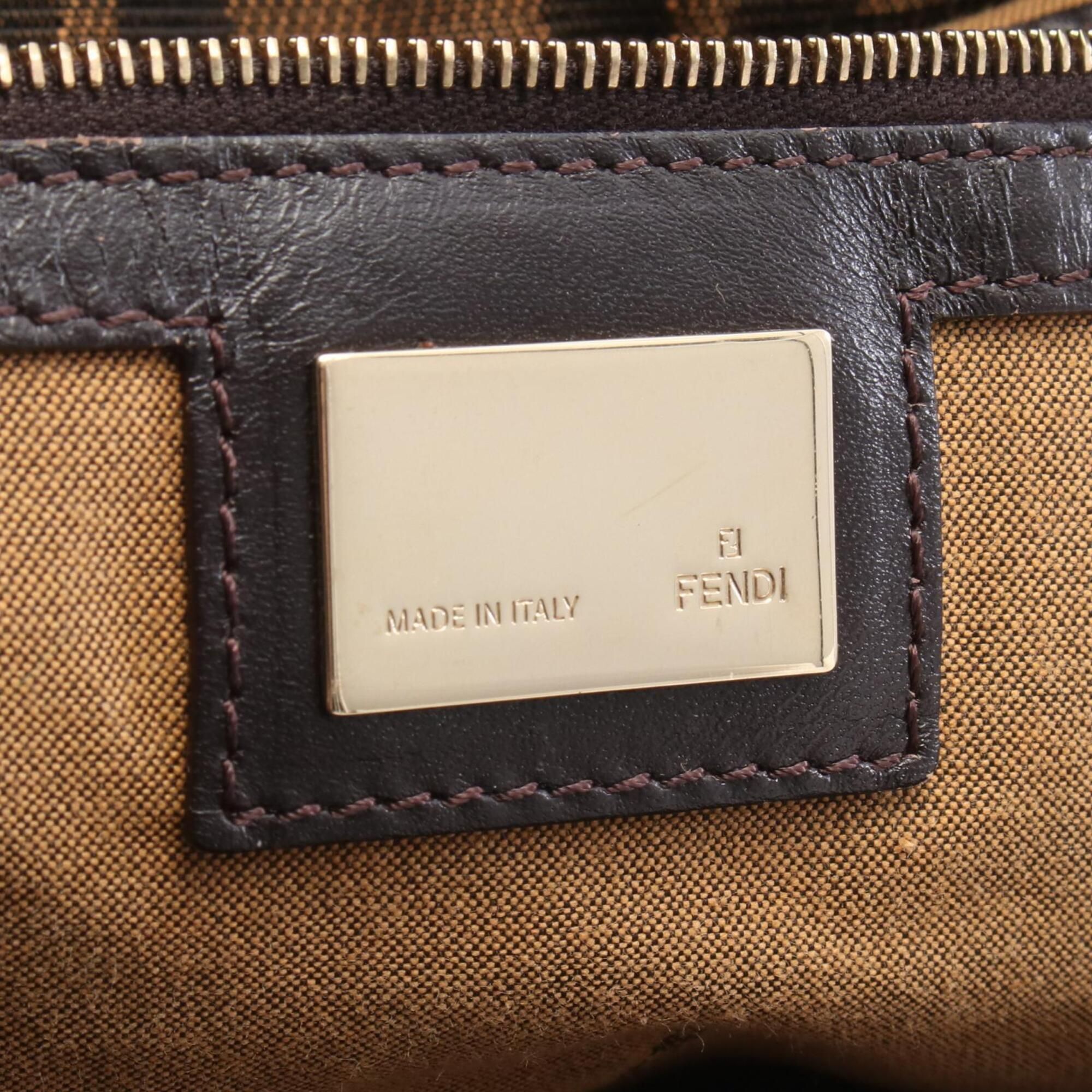 Canvas Leather Handbag Shoulder Bag (Pre-Owned) - Fendi - Modalova