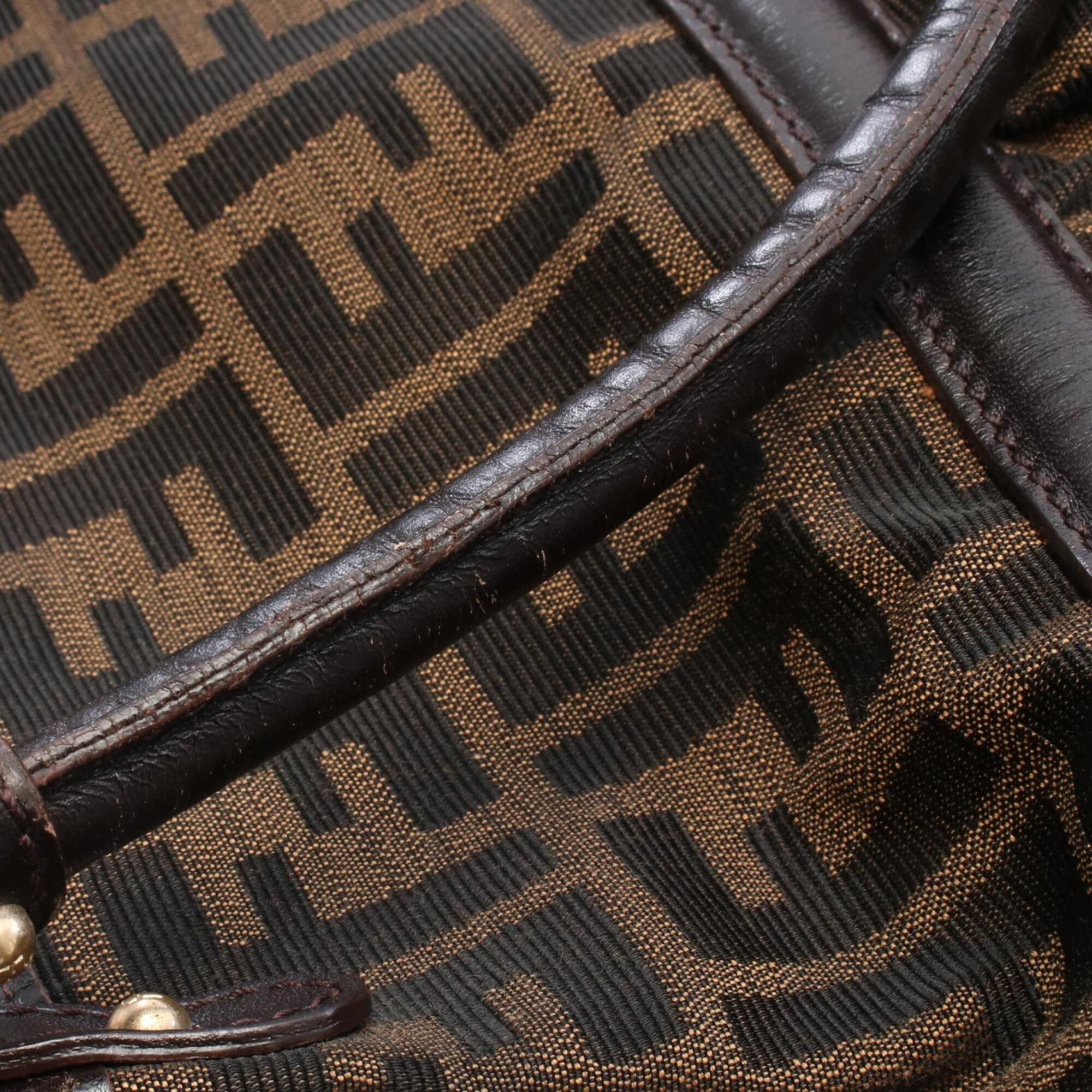 Canvas Leather Handbag Shoulder Bag (Pre-Owned) - Fendi - Modalova