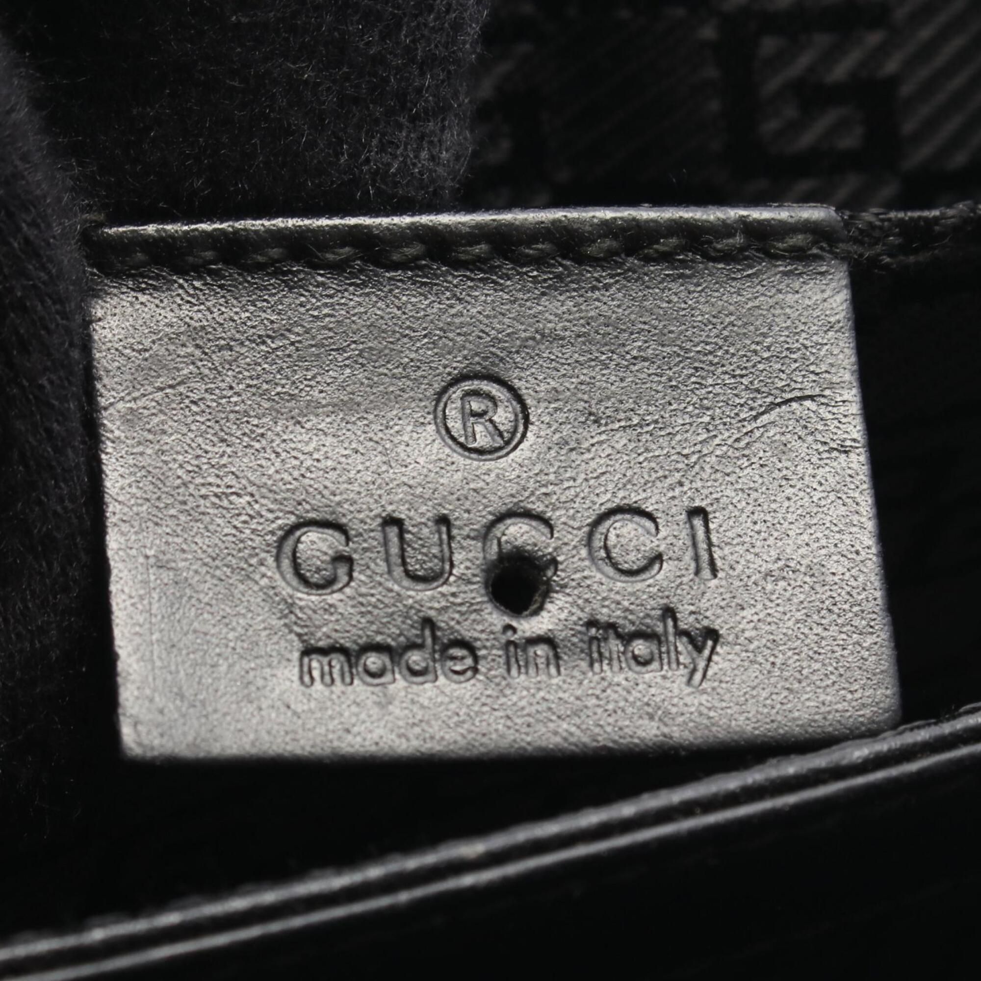 Canvas Leather Handbag Shoulder Bag (Pre-Owned) - Gucci - Modalova