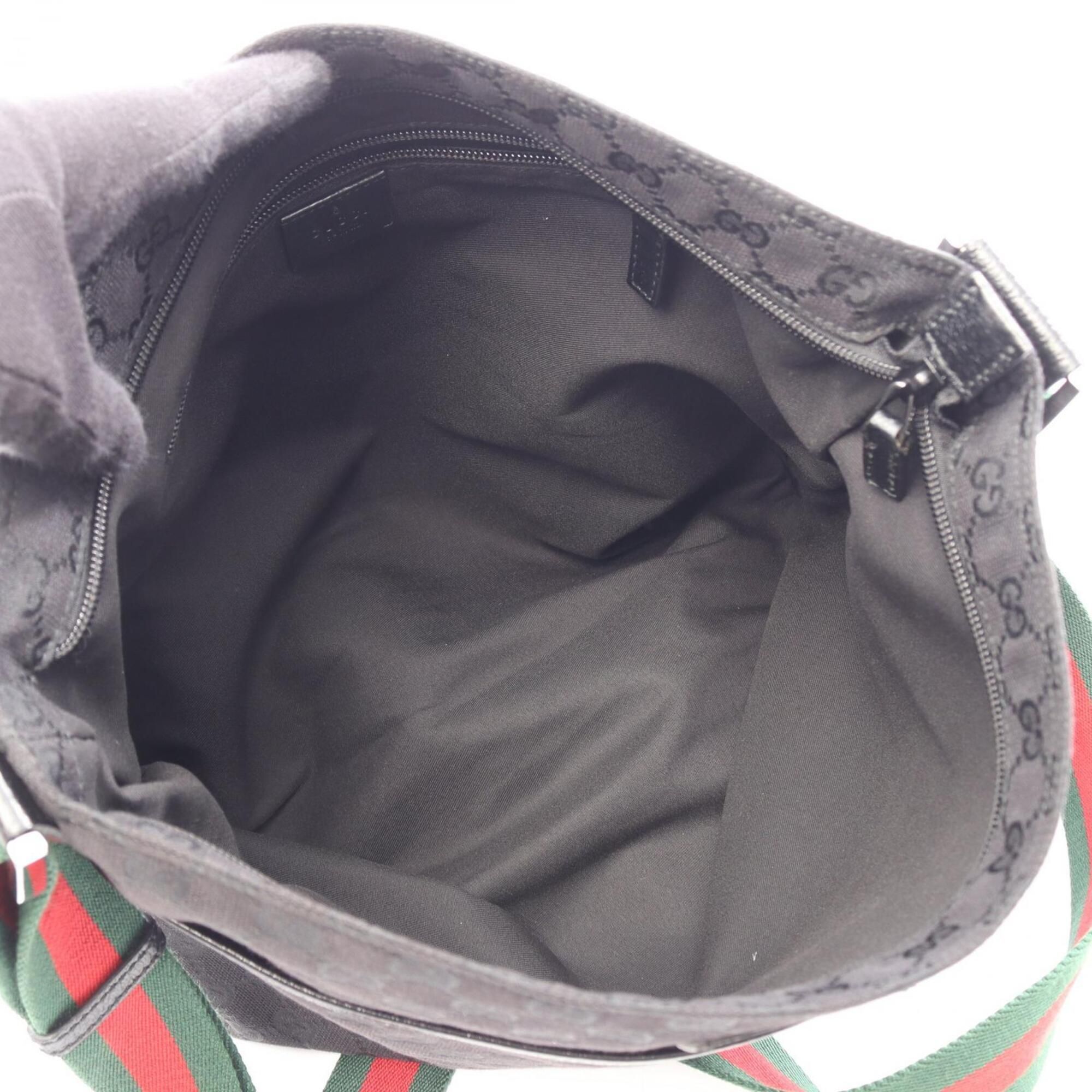 Canvas Leather Handbag Shoulder Bag (Pre-Owned) - Gucci - Modalova