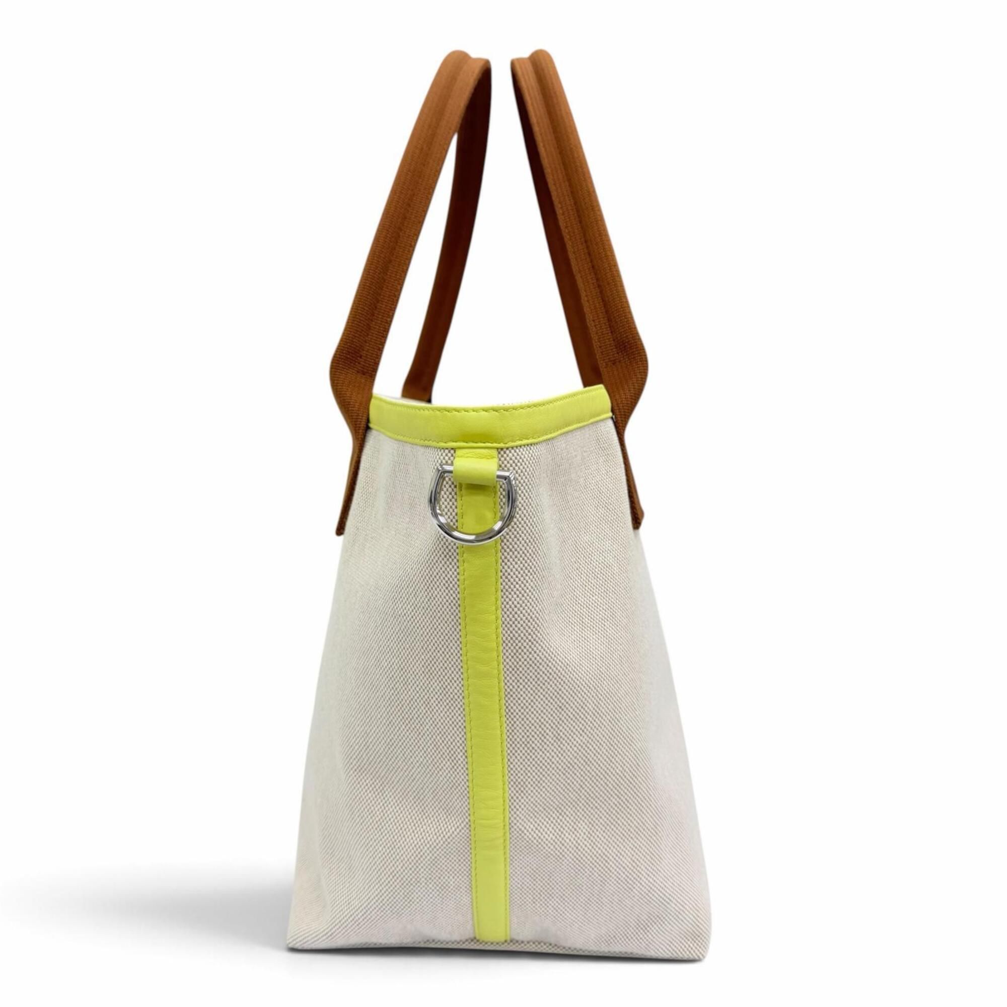 Canvas Leather Handbag Tote Bag (Pre-Owned) - Hermes - Modalova