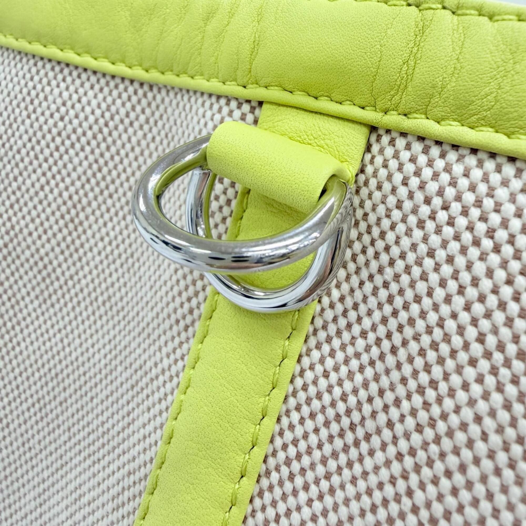 Canvas Leather Handbag Tote Bag (Pre-Owned) - Hermes - Modalova