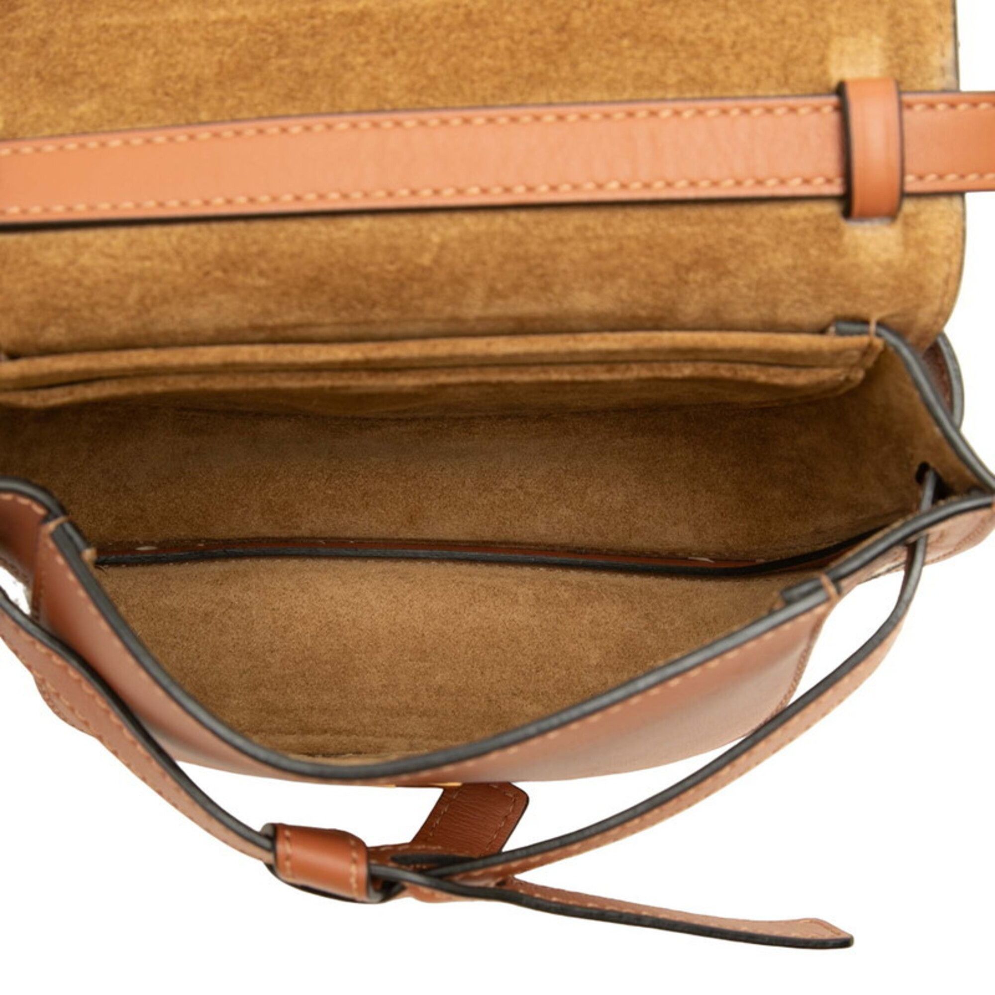 Canvas Leather Shoulder Bag (Pre-Owned) - Loewe - Modalova