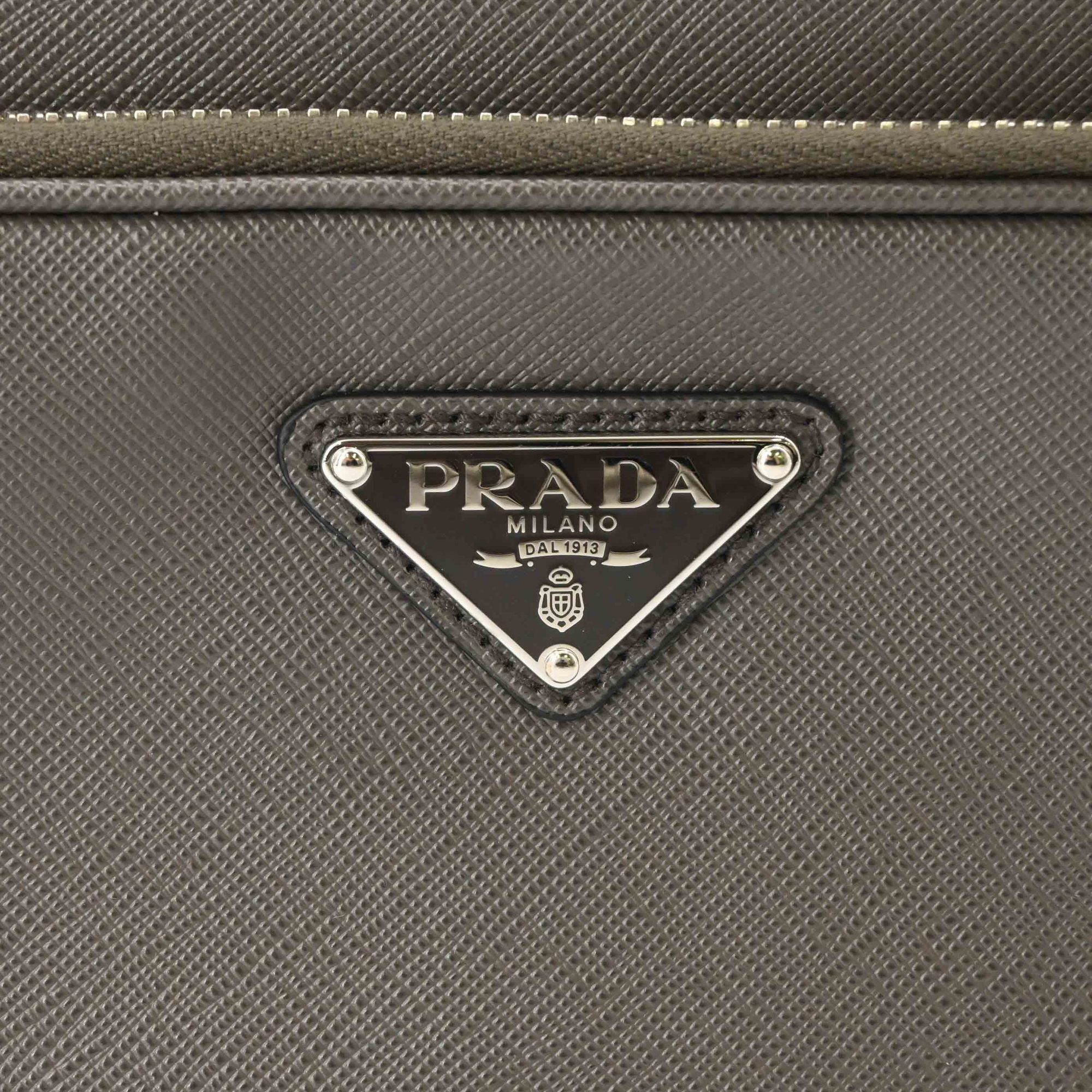 Saffiano Leather Pouch Shoulder Bag (Pre-Owned) - Prada - Modalova