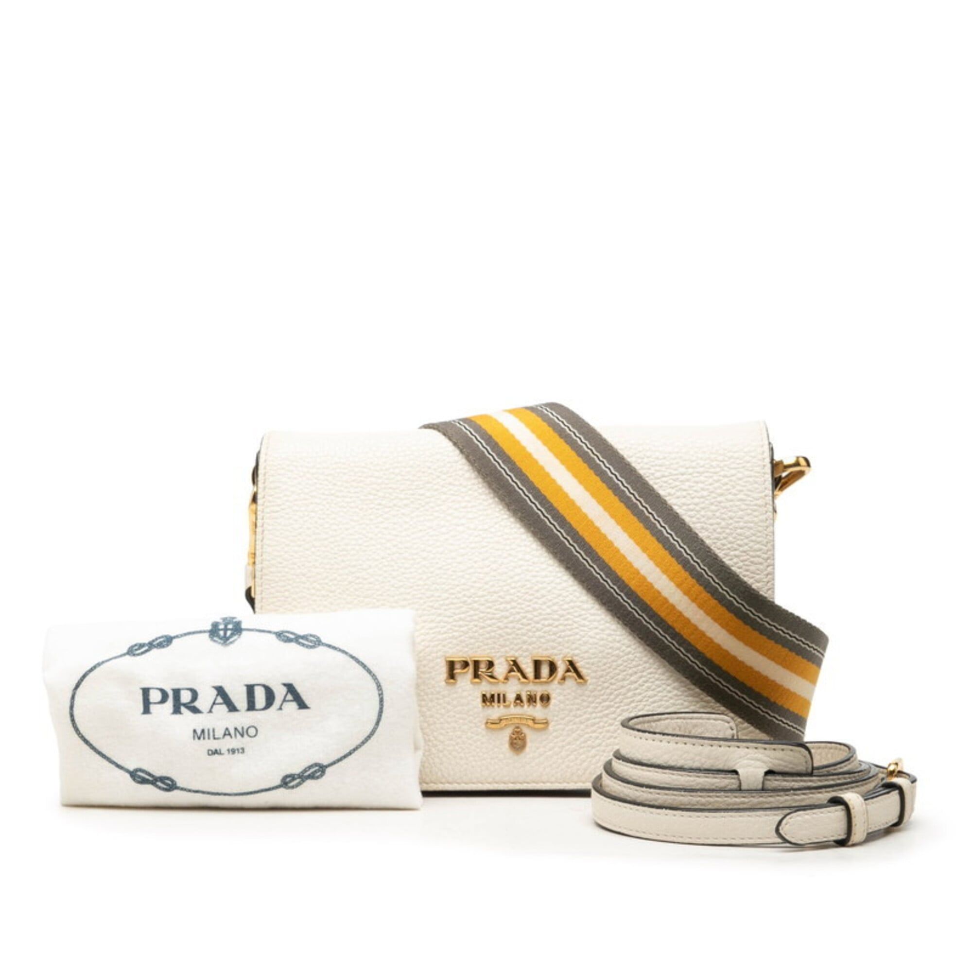 Leather Shoulder Bag (Pre-Owned) - Prada - Modalova