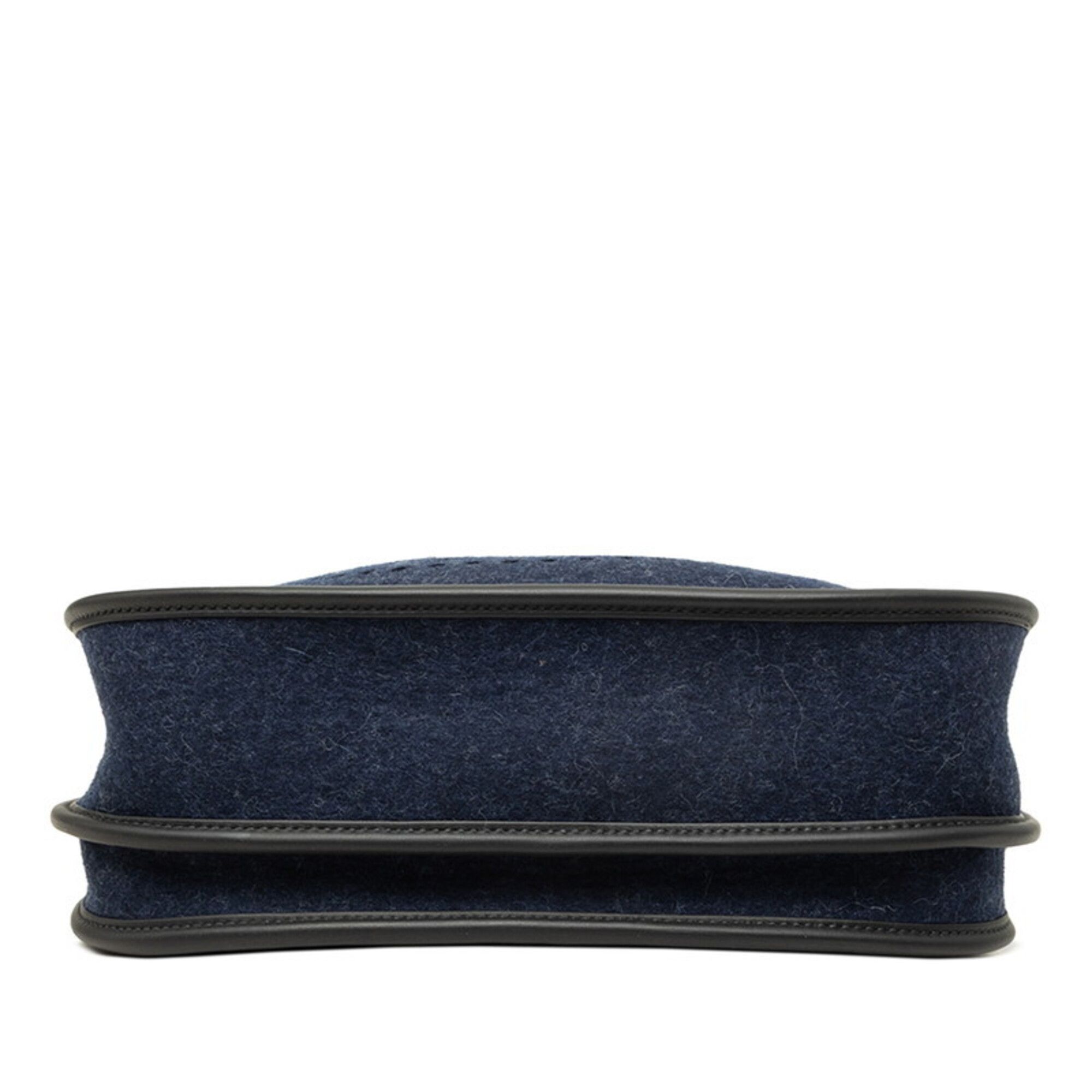 Felt Leather Shoulder Bag (Pre-Owned) - Hermes - Modalova