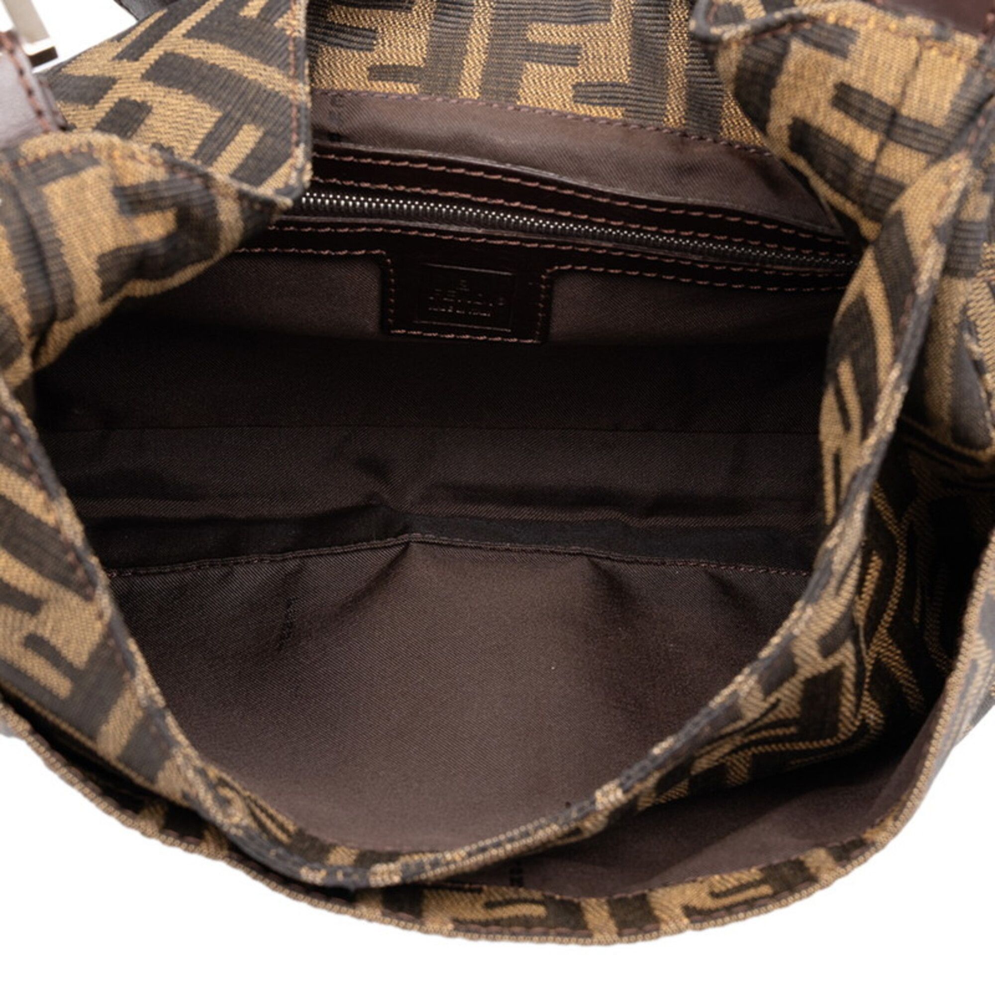 Canvas Leather Shoulder Bag (Pre-Owned) - Fendi - Modalova