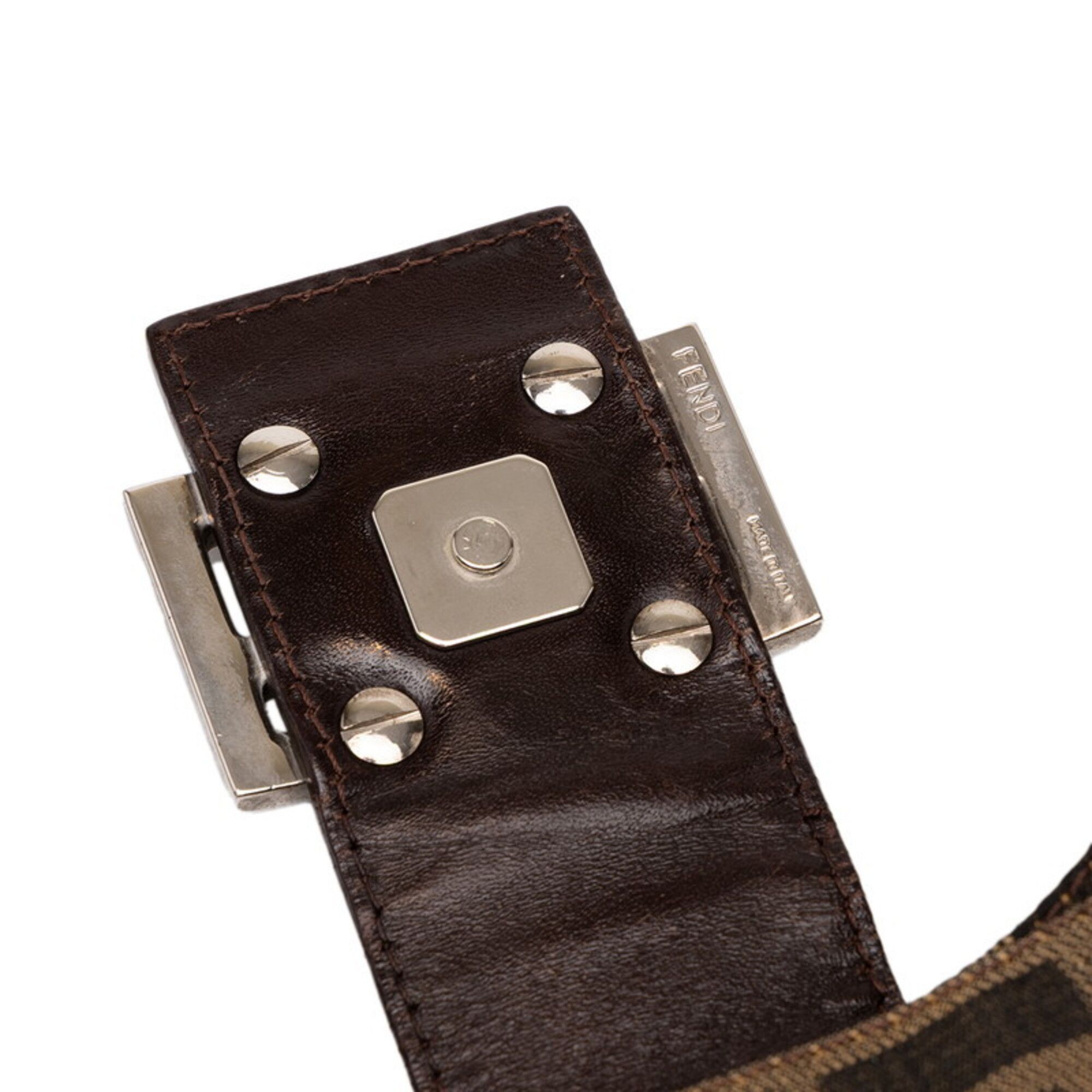 Canvas Leather Shoulder Bag (Pre-Owned) - Fendi - Modalova