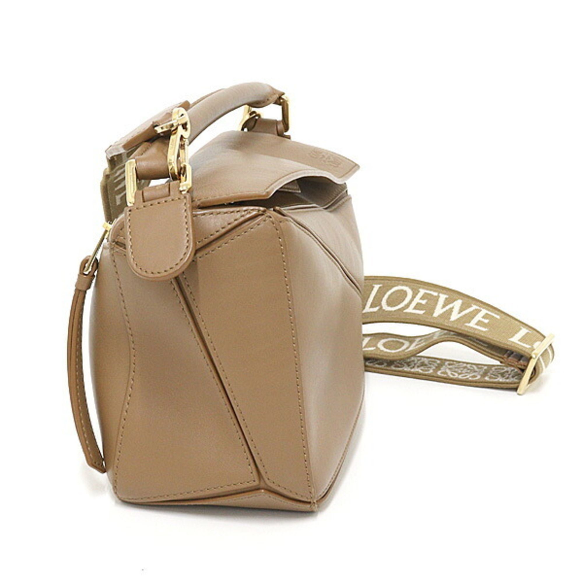 Puzzle Leather Jacquard Shoulder Bag (Pre-Owned) - Loewe - Modalova