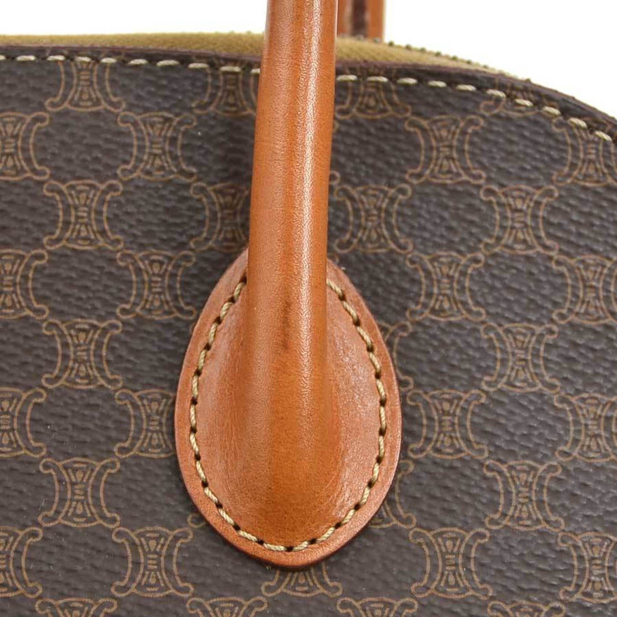 Coated Canvas Leather Handbag Shoulder Bag (Pre-Owned) - Celine - Modalova