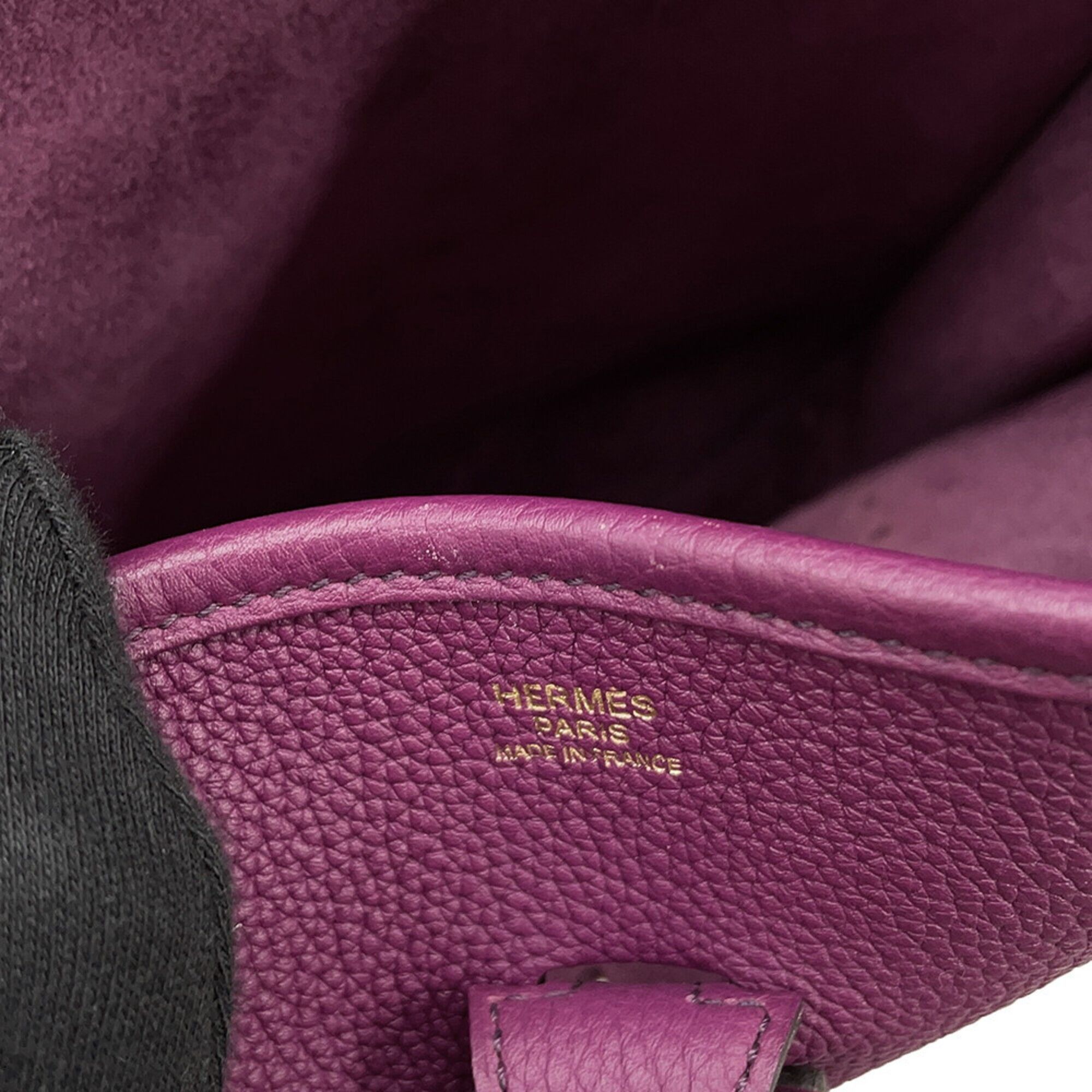 Taurillon Clemence Leather Handbag Shoulder Bag (Pre-Owned) - Hermes - Modalova