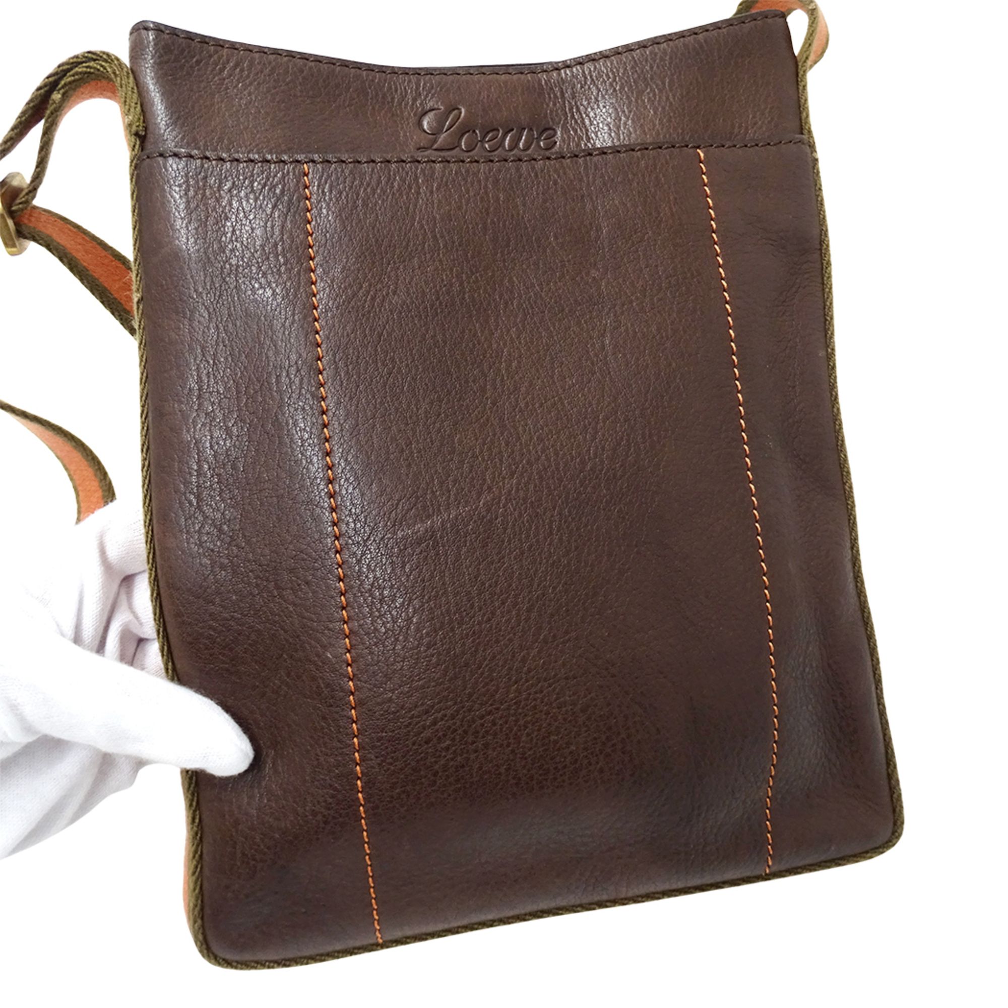 Leather Handbag Shoulder Bag (Pre-Owned) - Loewe - Modalova