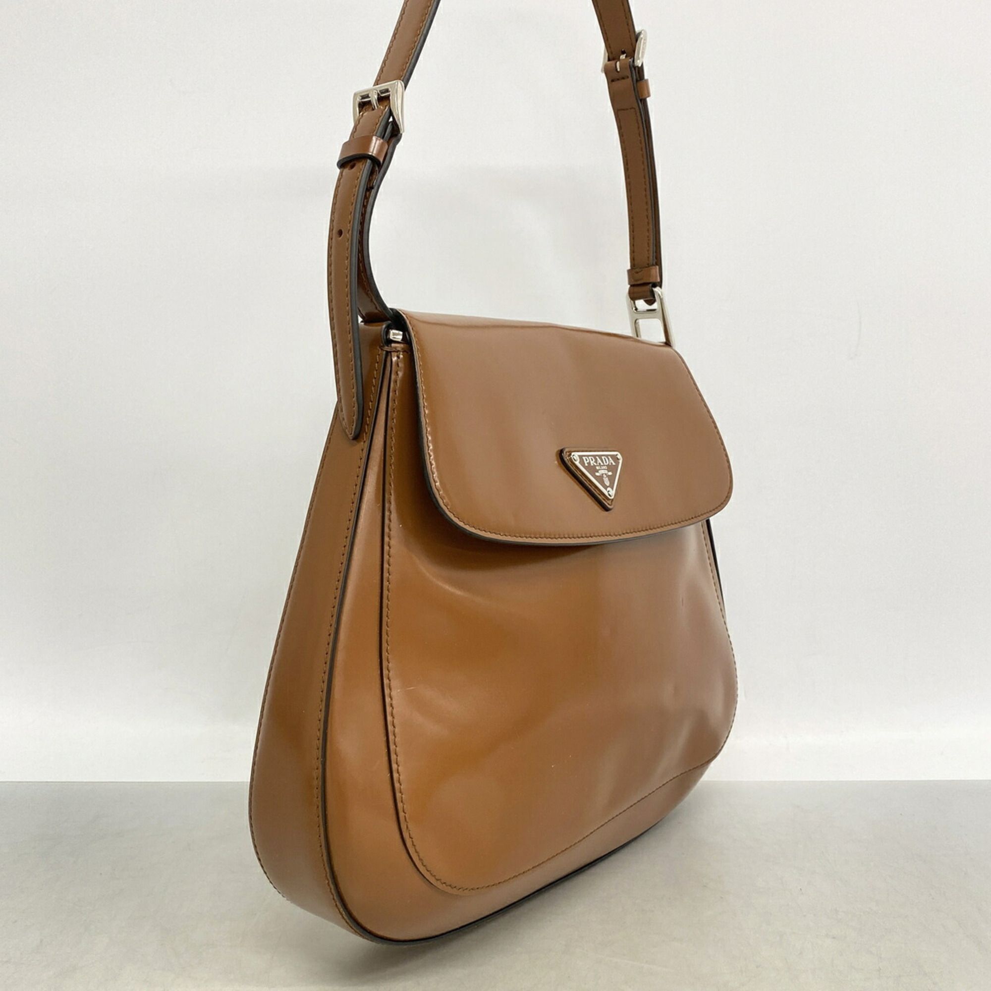 Leather Shoulder Bag (Pre-Owned) - Prada - Modalova