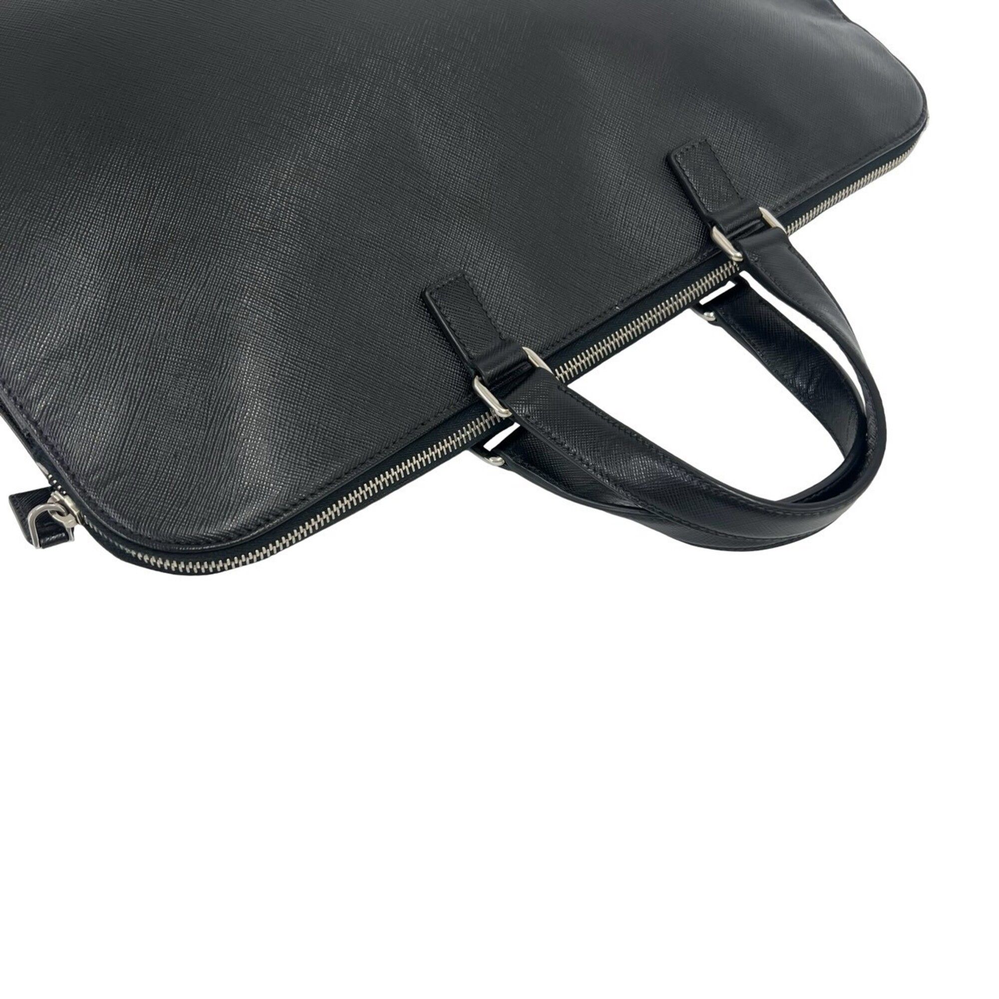 Leather Briefcase (Pre-Owned) - Prada - Modalova
