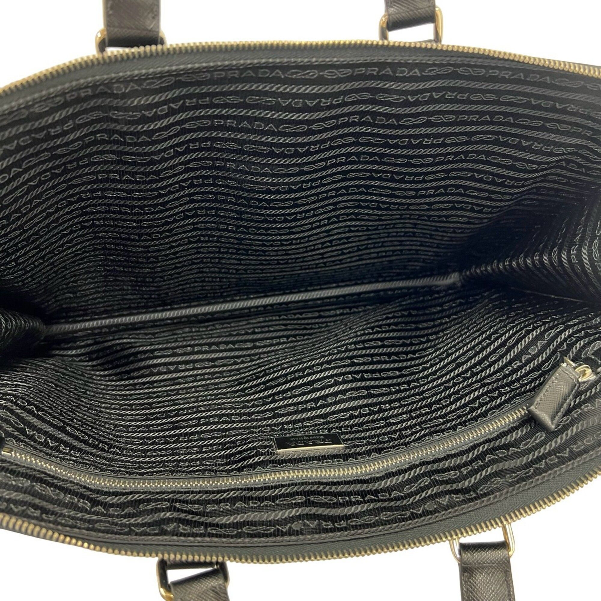 Leather Briefcase (Pre-Owned) - Prada - Modalova
