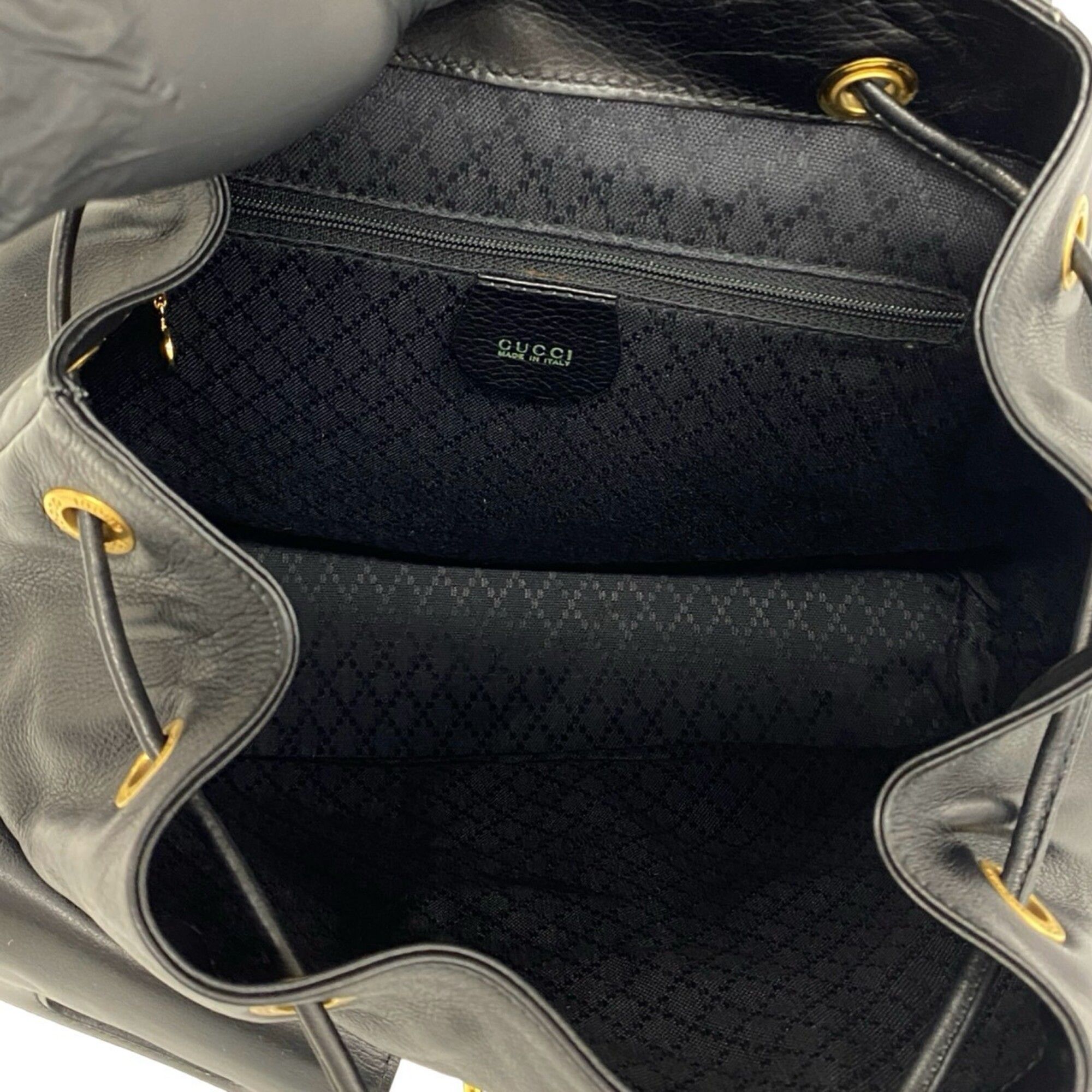 Leather Backpack (Pre-Owned) - Gucci - Modalova