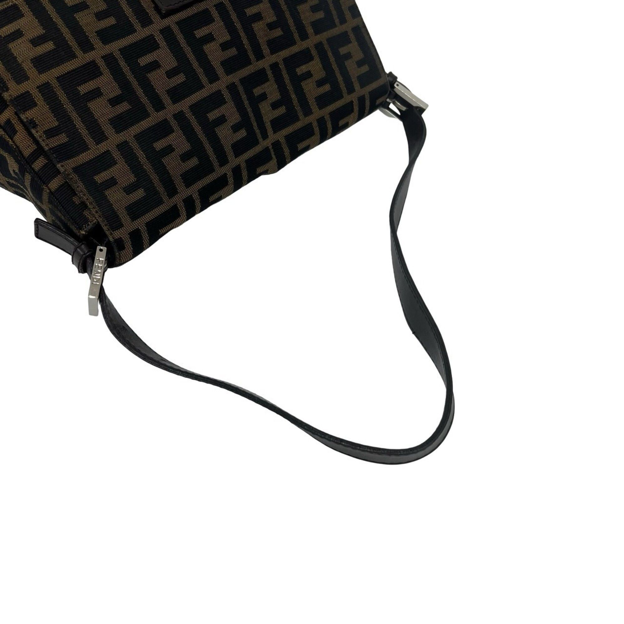Canvas Leather Shoulder Bag (Pre-Owned) - Fendi - Modalova