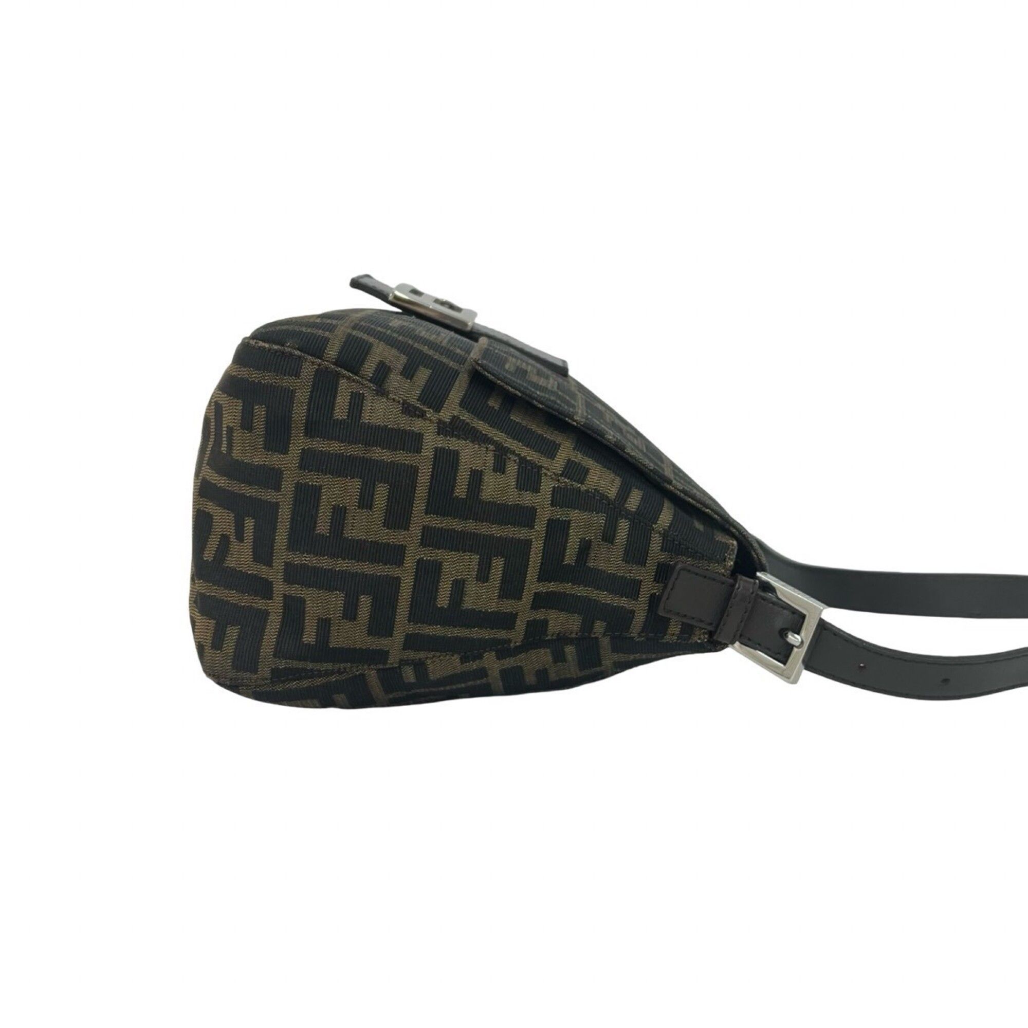 Canvas Leather Shoulder Bag (Pre-Owned) - Fendi - Modalova