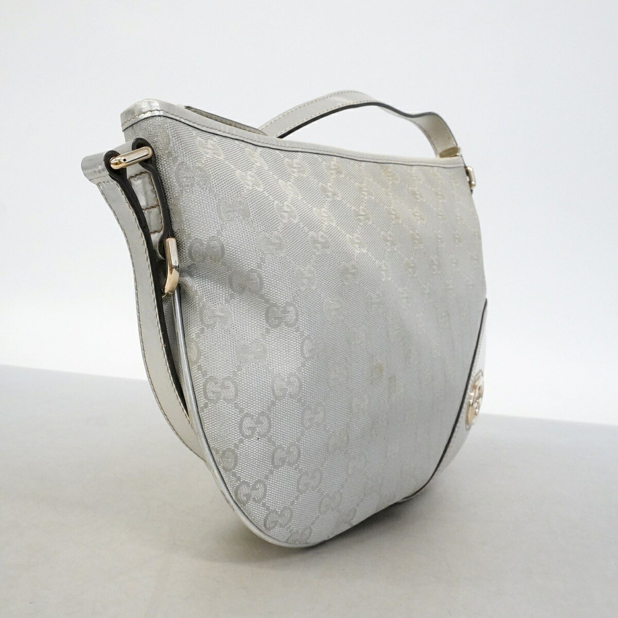 Canvas Leather Shoulder Bag (Pre-Owned) - Gucci - Modalova