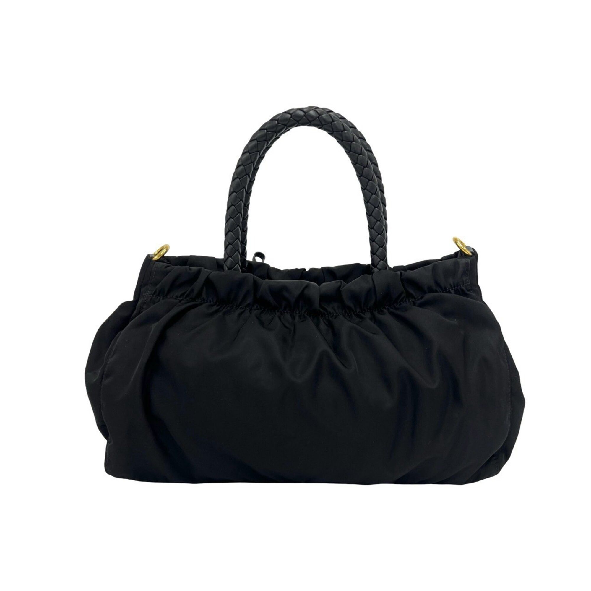 Nylon Leather Handbag (Pre-Owned) - Prada - Modalova