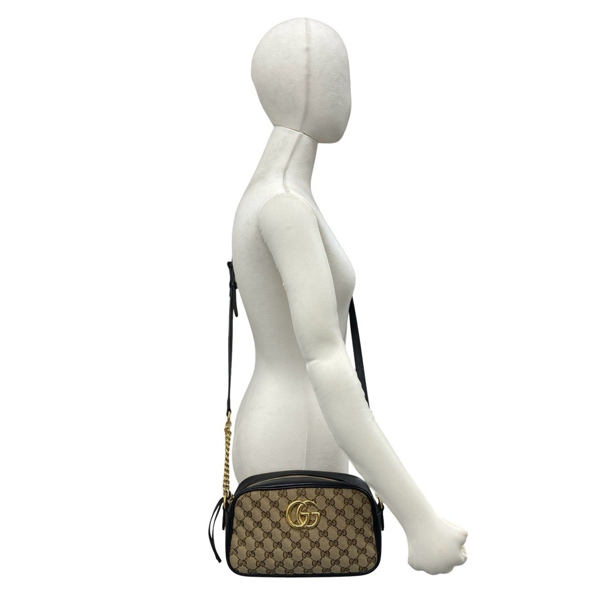 Canvas Leather Pochette Shoulder Bag (Pre-Owned) - Gucci - Modalova
