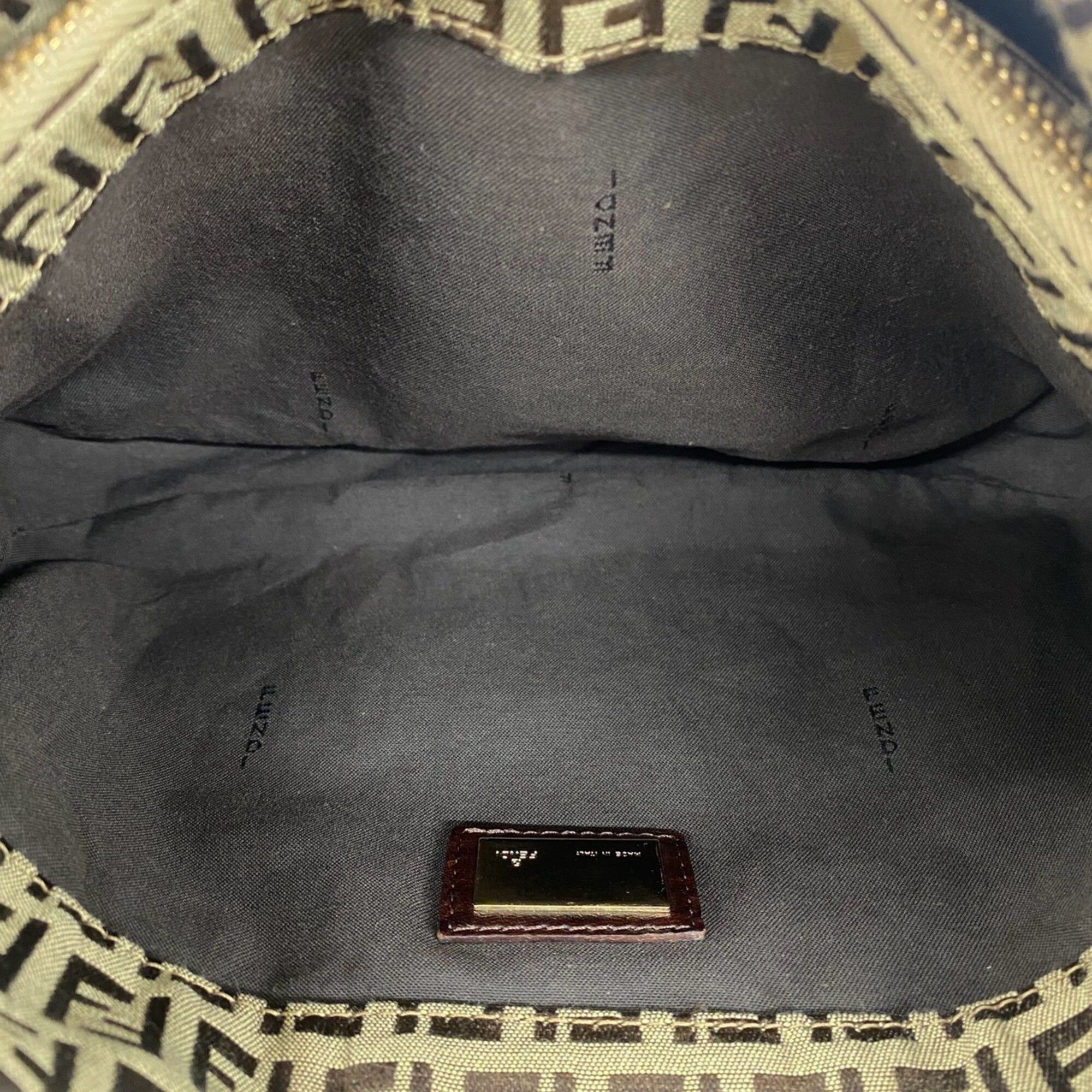 Canvas Leather Shoulder Bag (Pre-Owned) - Fendi - Modalova
