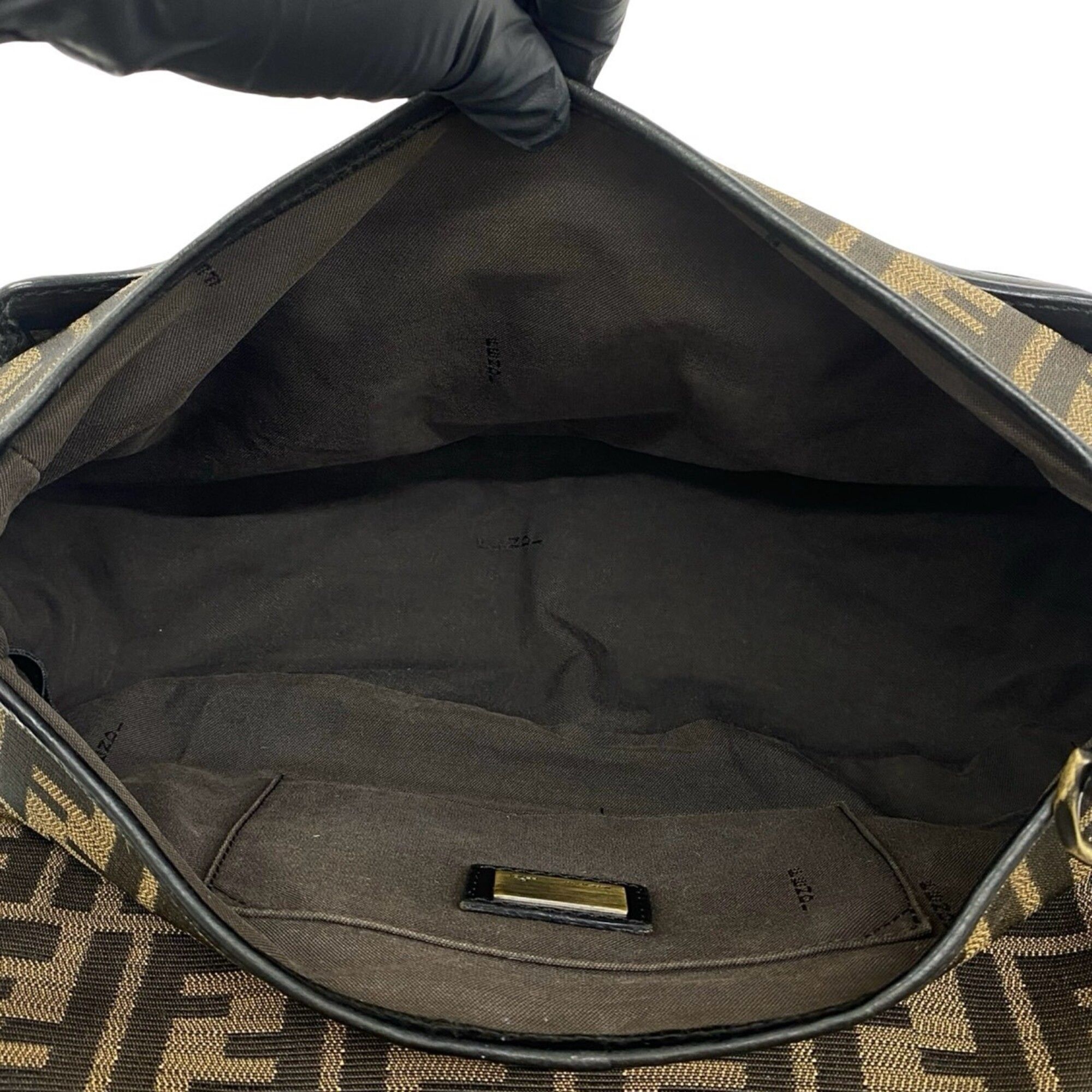 Canvas Leather Shoulder Bag (Pre-Owned) - Fendi - Modalova