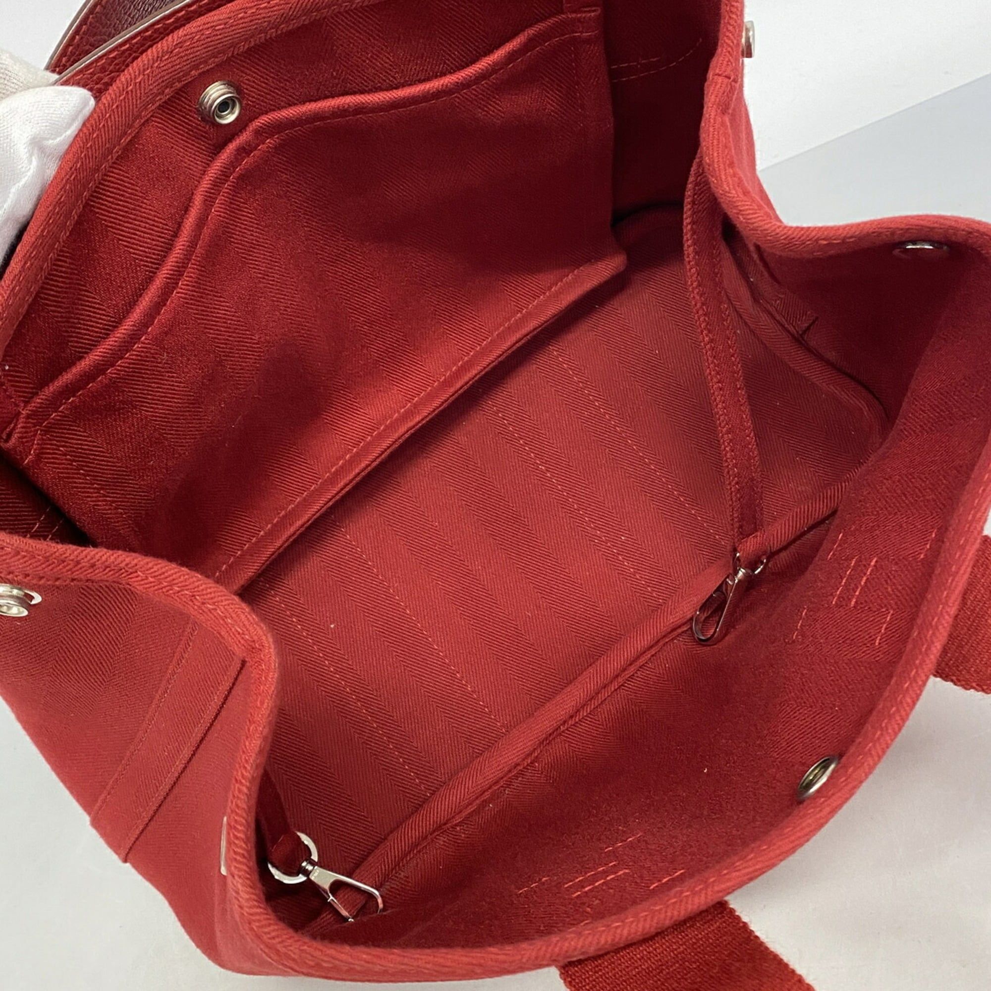 Toile Chevron Tote Bag (Pre-Owned) - Hermes - Modalova