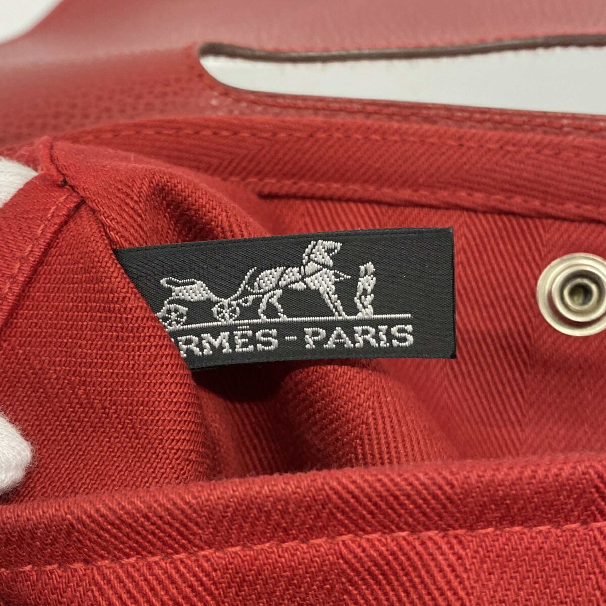 Toile Chevron Tote Bag (Pre-Owned) - Hermes - Modalova